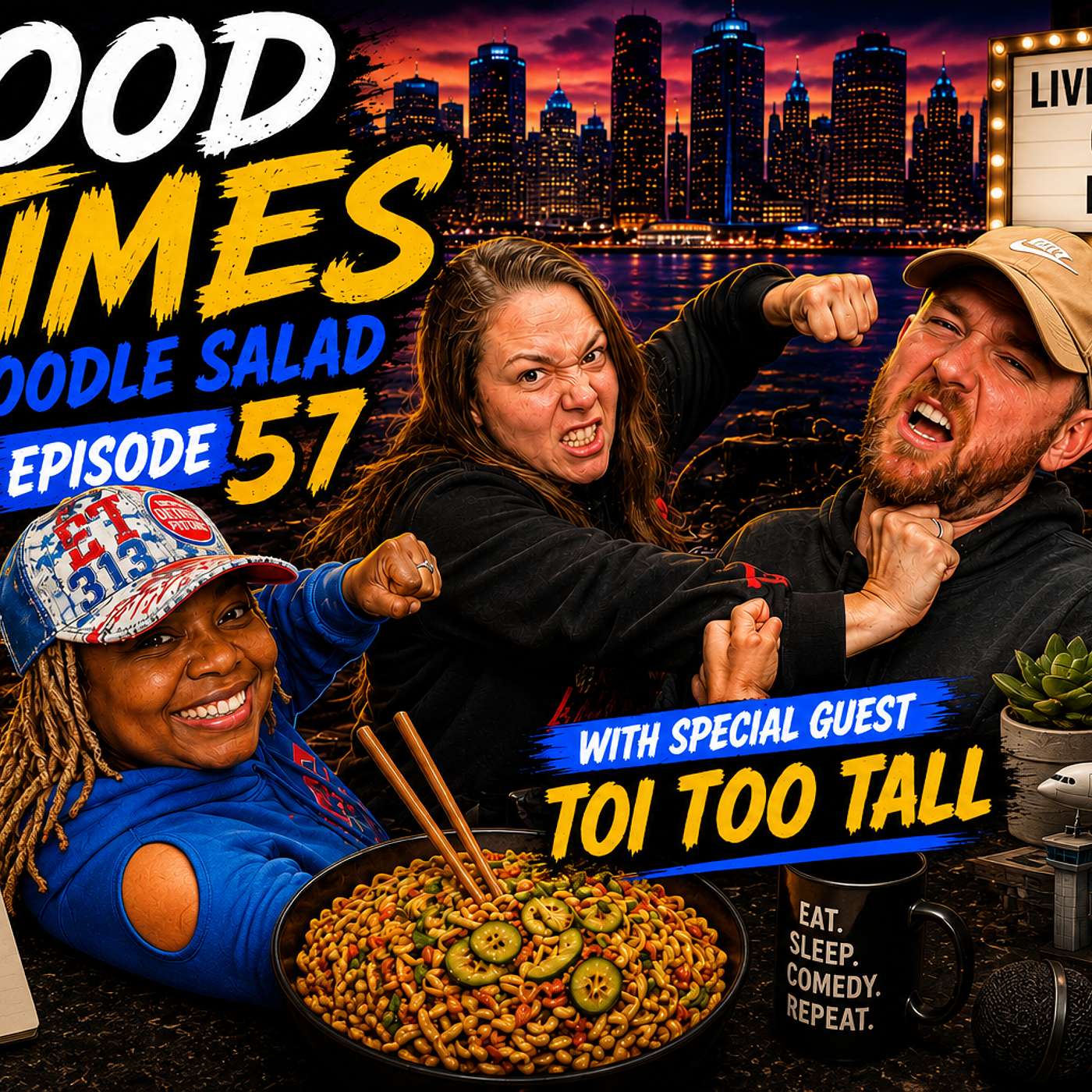 #57 - Toi Too Tall talks Airbnb Nightmares, Detroit Stand-Up Comedy, and Winning Dave Crumbley’s Women’s Cup