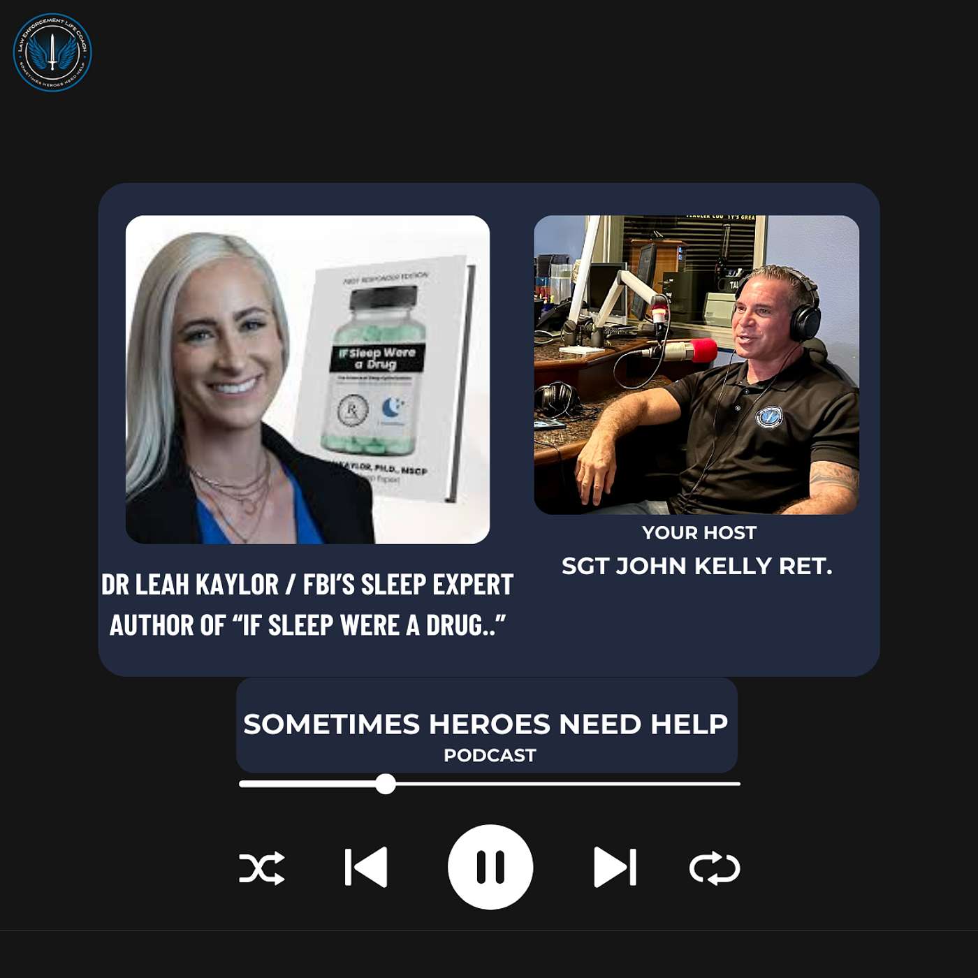 Dr Leah Kaylor / FBI's Sleep Expert / Round 2 / Author of "If Sleep Were A Drug..."