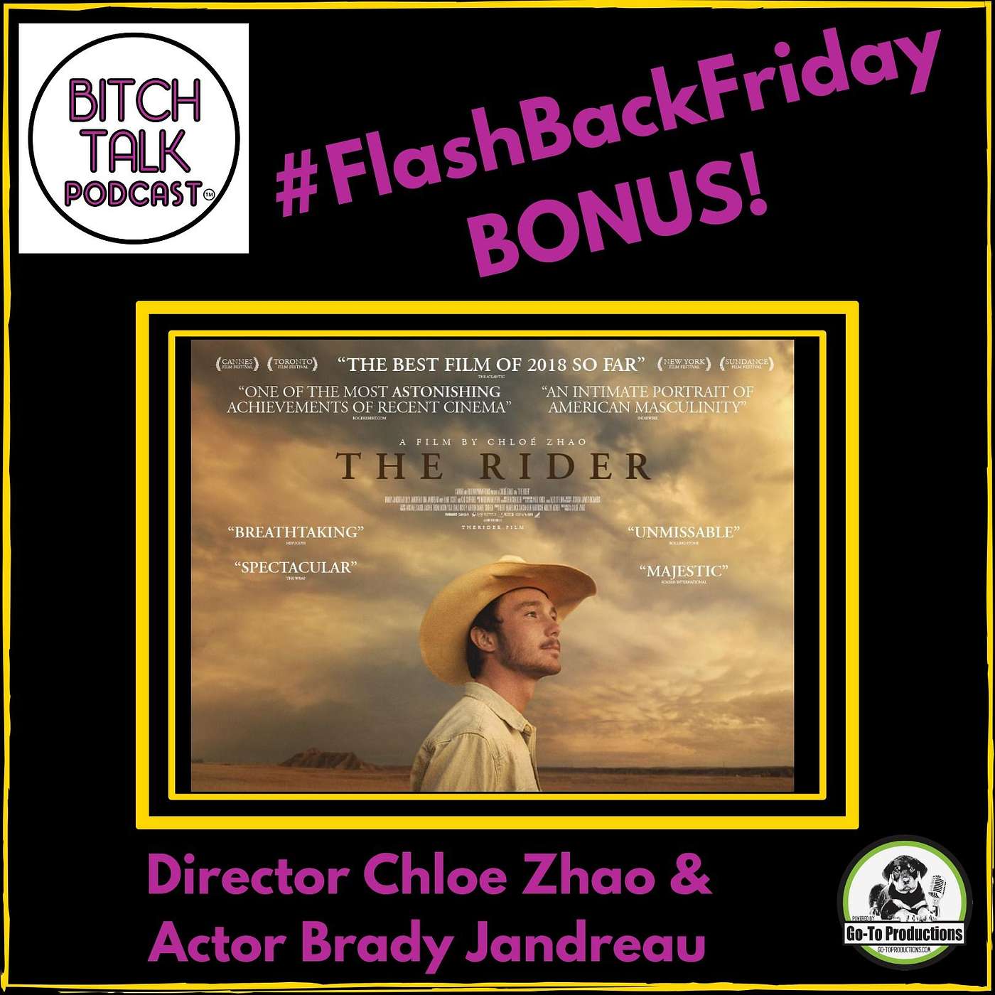 Flash Back Friday - Director Chloe Zhao + Actor Brady Jandreau From the Film The Rider