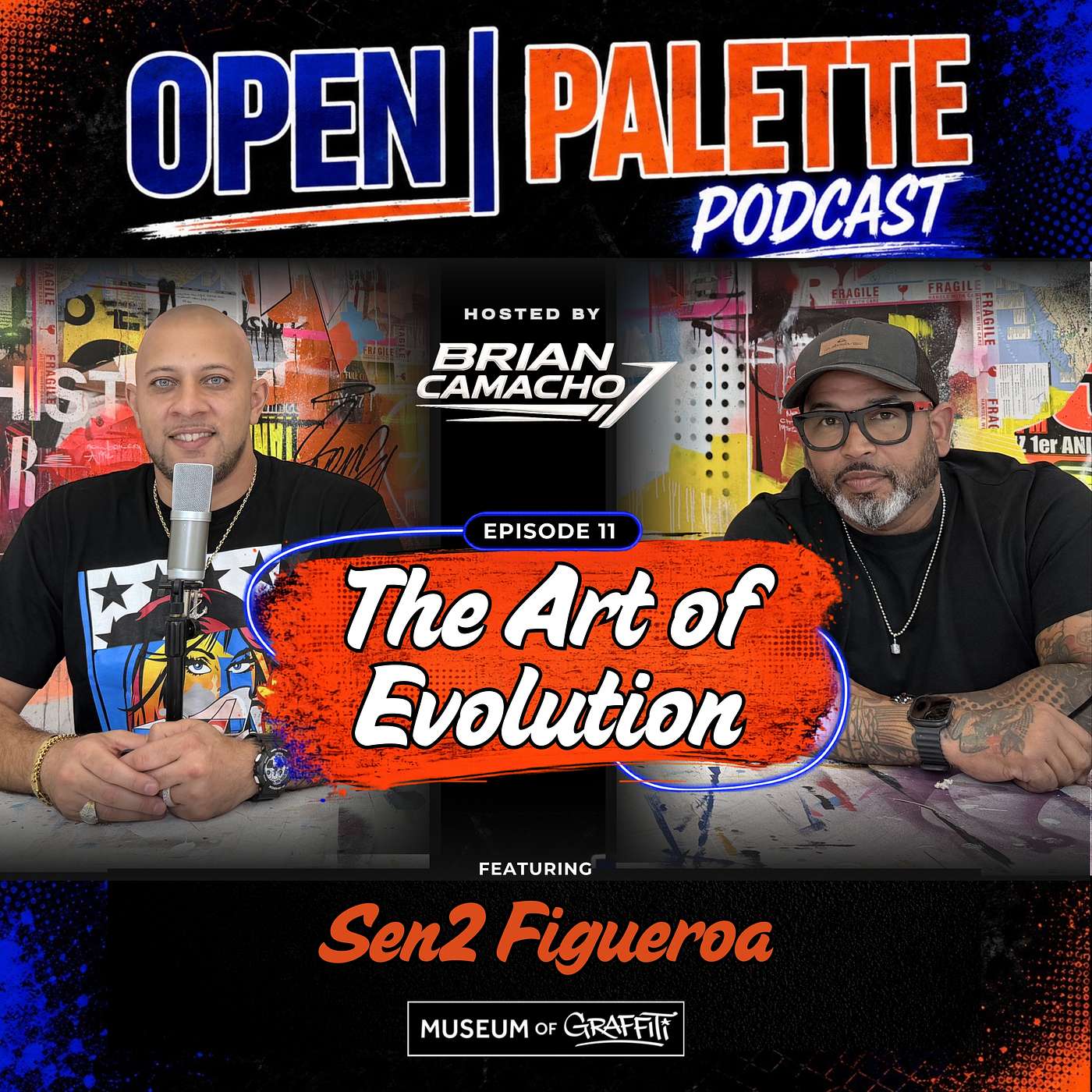 The Art of Evolution Featuring Sen2 Figueroa | The Open Palette Podcast | Episode 11 episode artwork