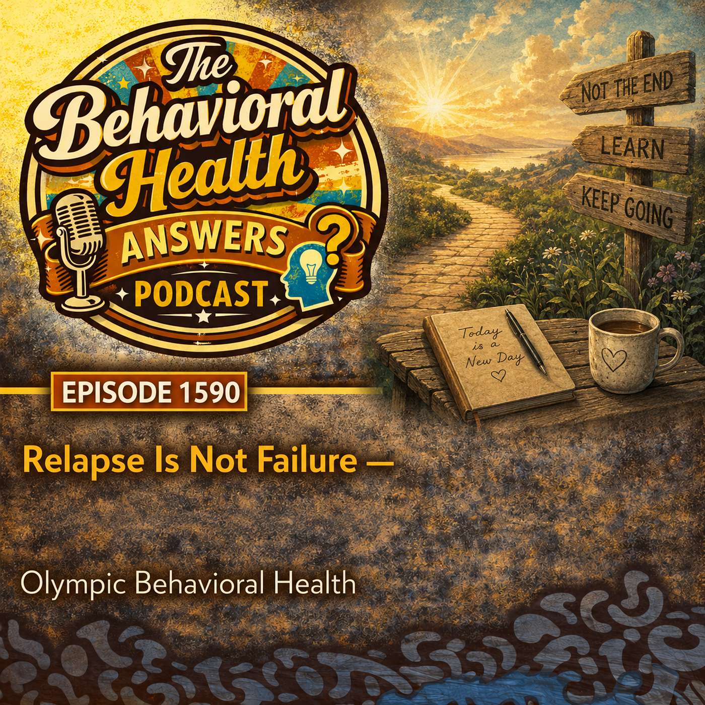 Episode 1590: Relapse Is Not Failure | Olympic Behavioral Health episode artwork