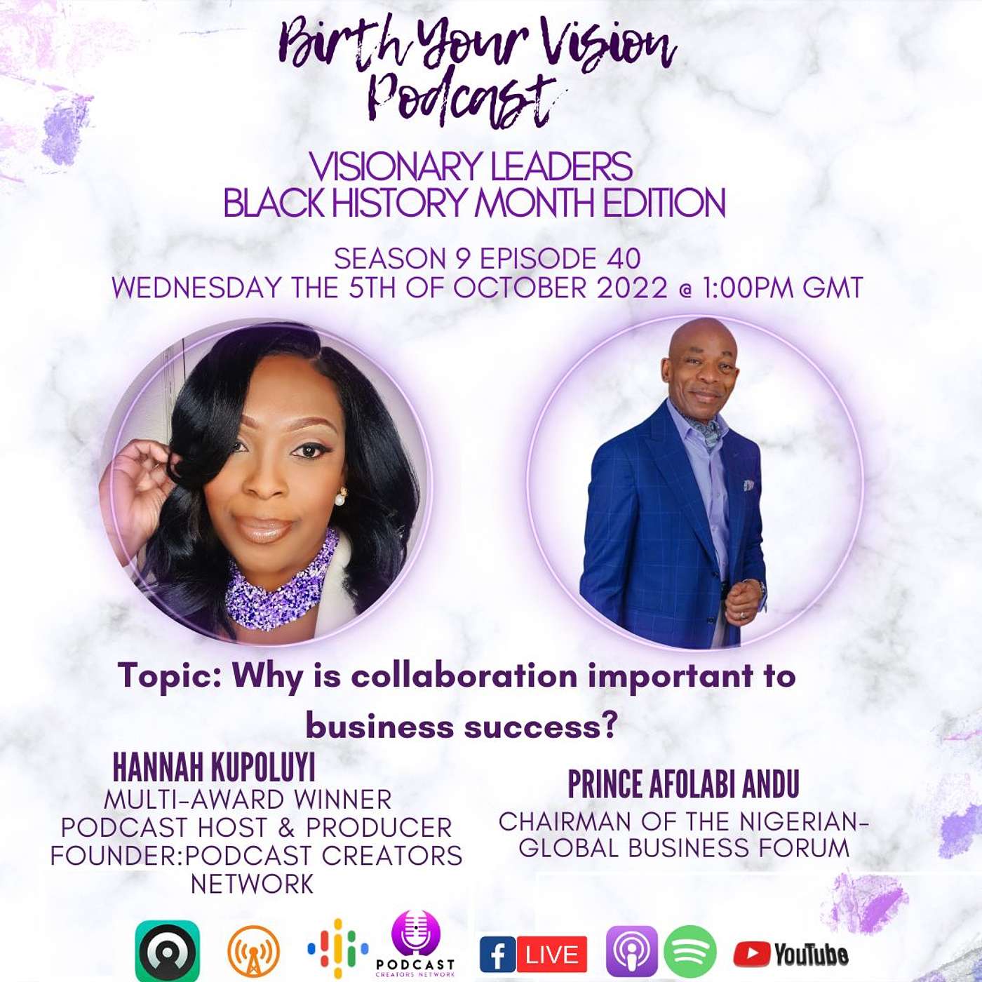 BIRTH YOUR VISION PODCAST