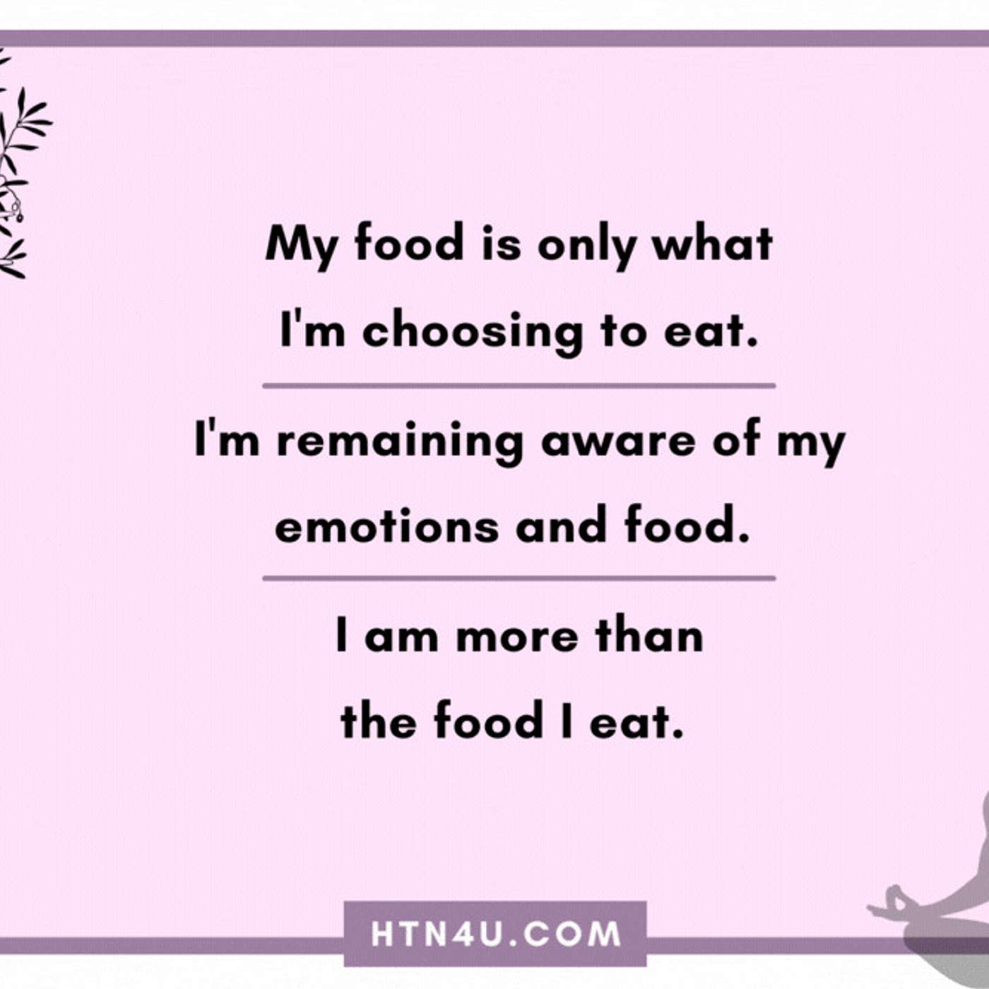 1115: HTN4U Affirmations on Nutrition