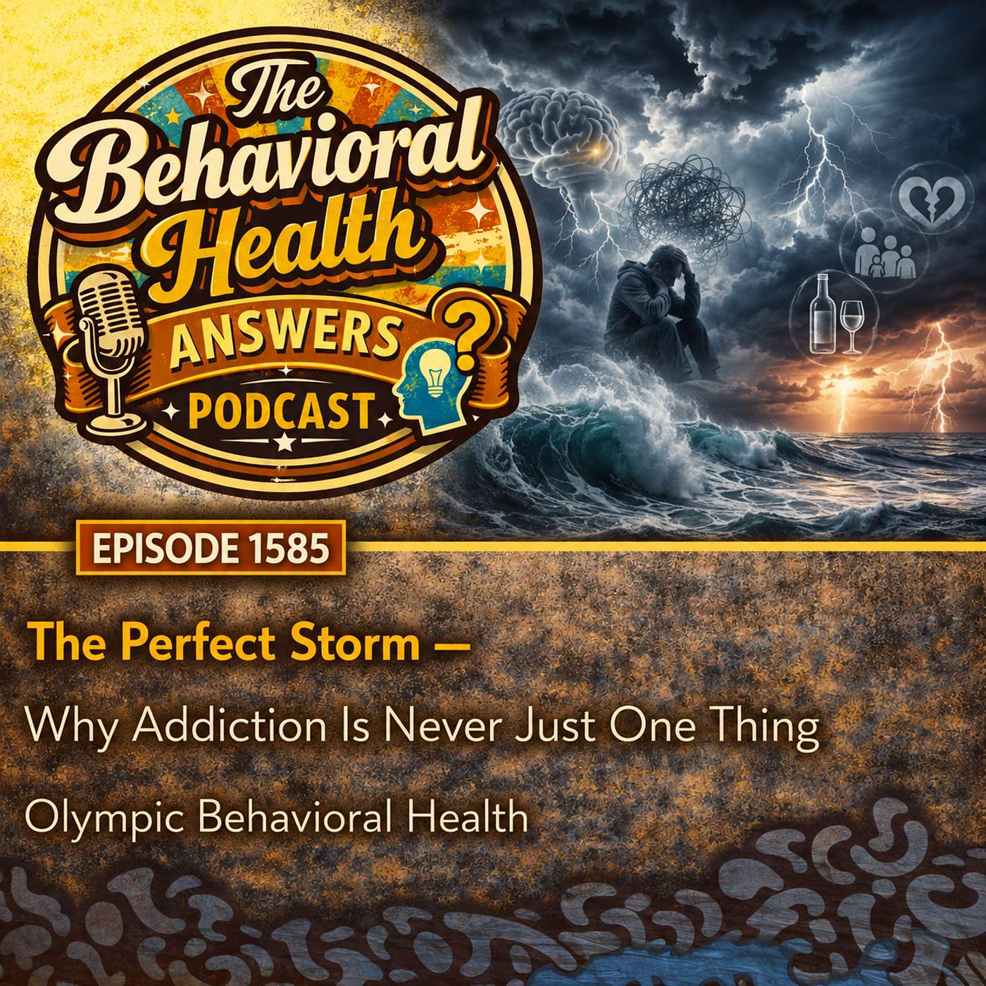 Episode 1585: The Perfect Storm - Why Addiction Is Never Just One Thing | Olympic Behavioral Health episode artwork