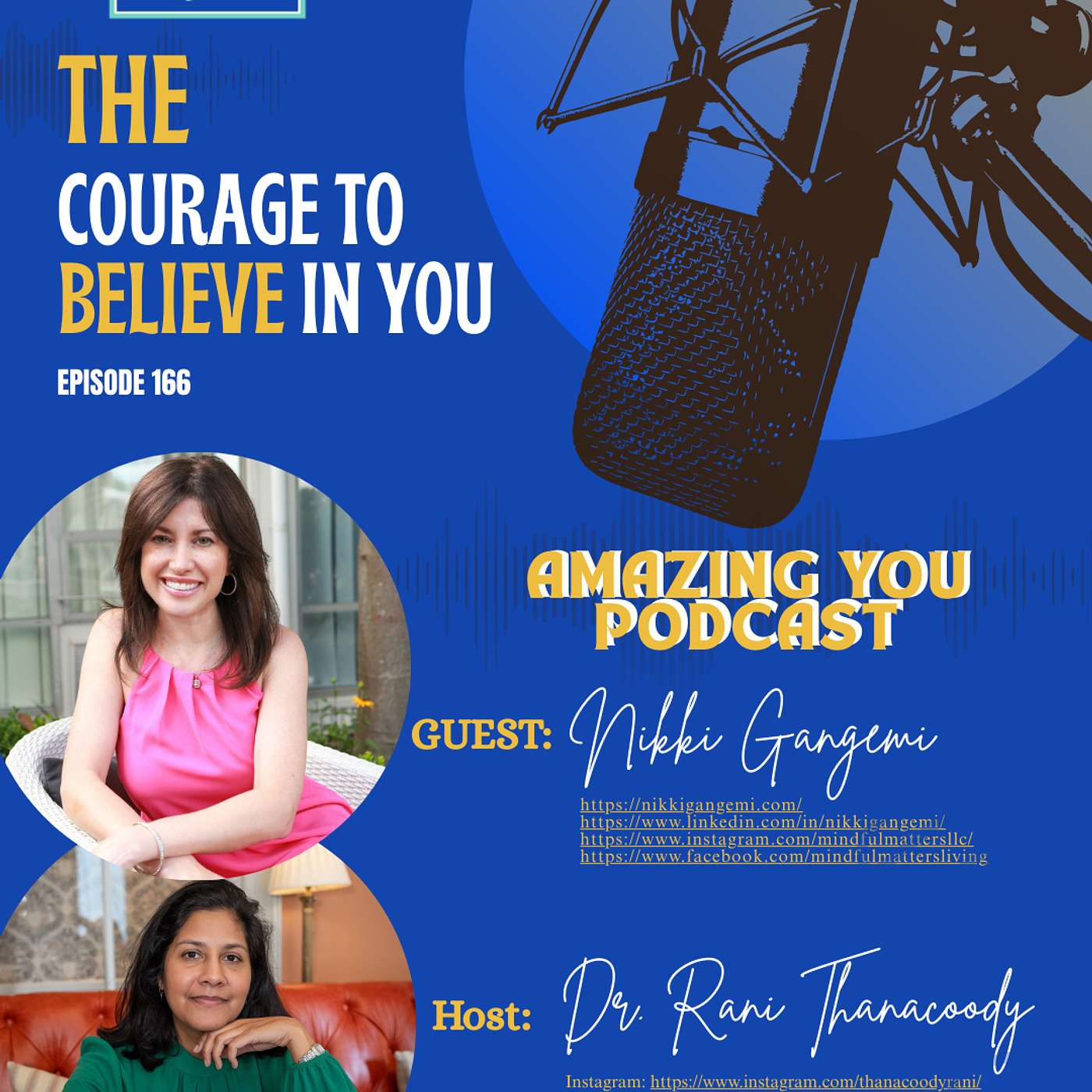 AmazingYou Podcast with Dr Rani Thanacoody