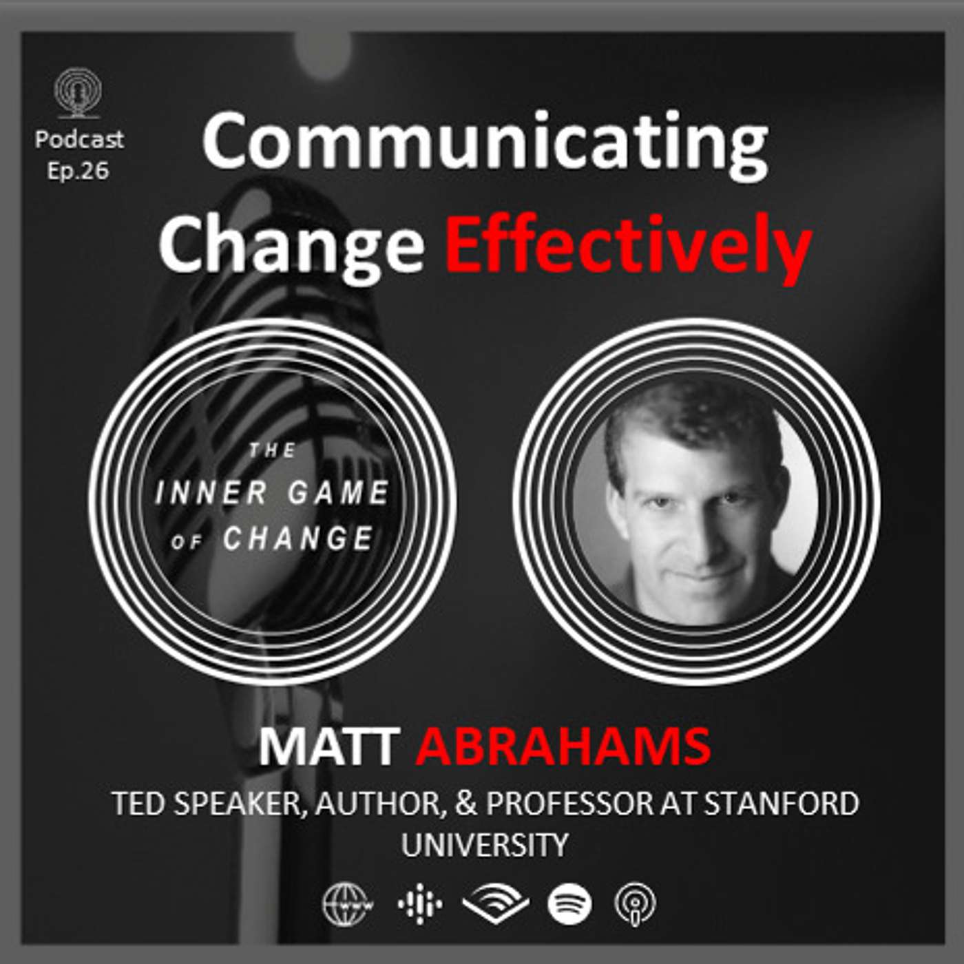 E26 - Communicating Change Effectively - Podcast with Matt Abrahams thumbnail
