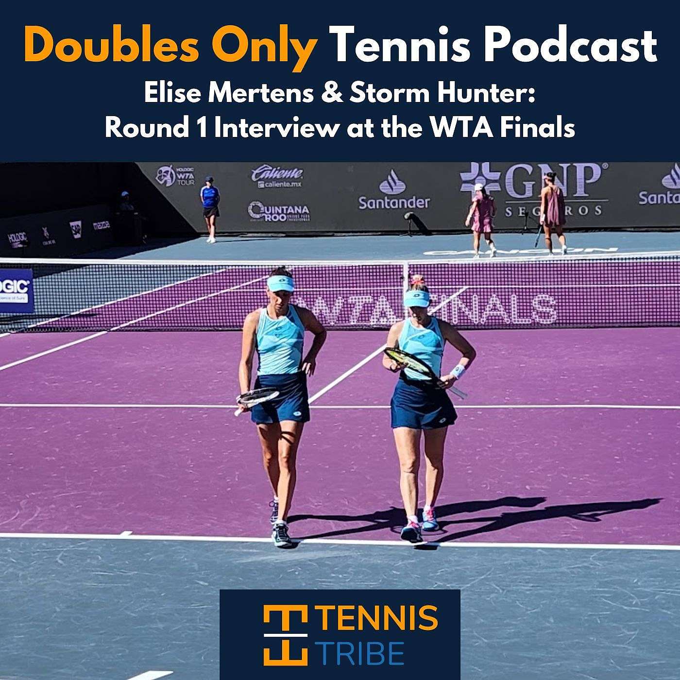 Elise Mertens & Storm Hunter: Round 1 Interview at the WTA Finals