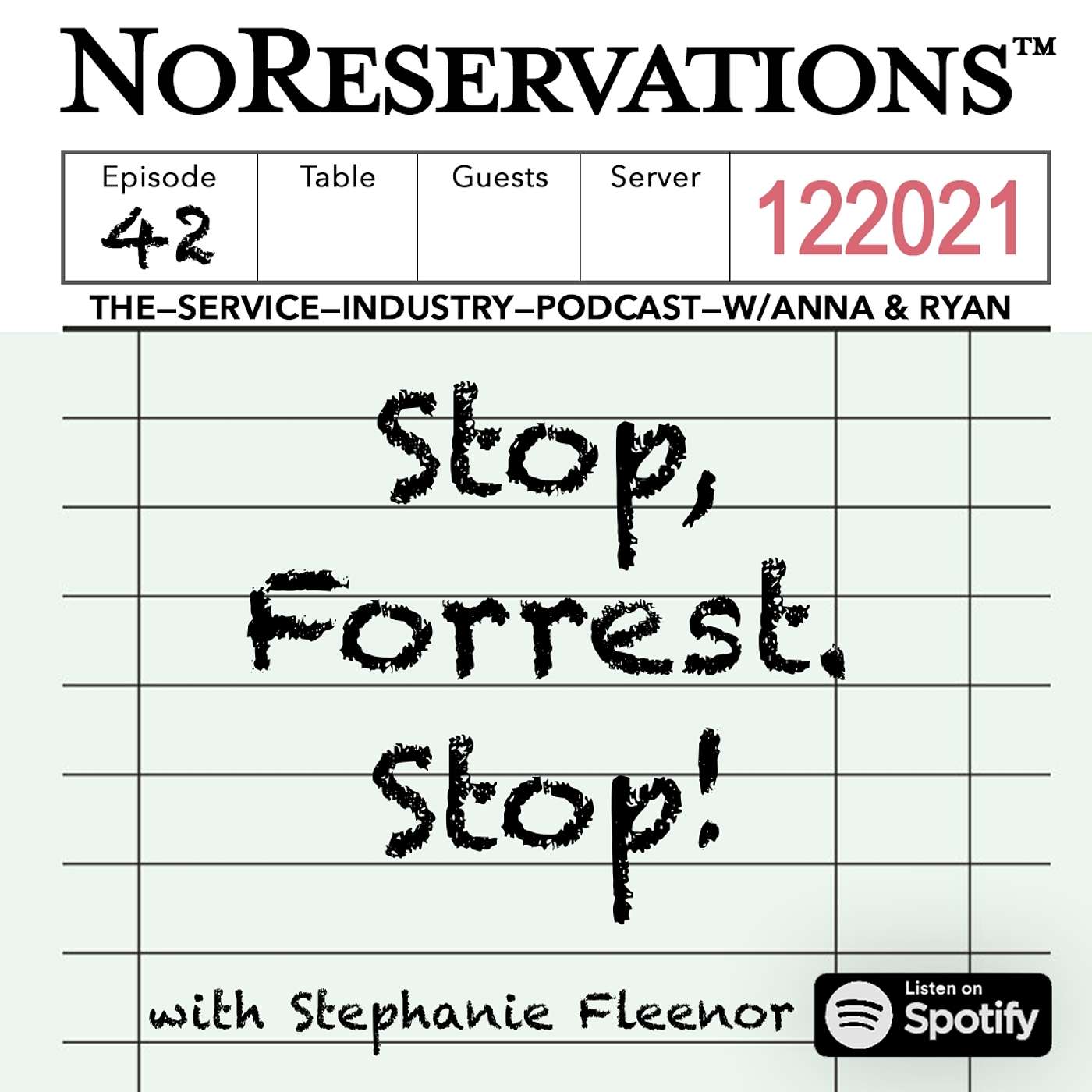 No Reservations