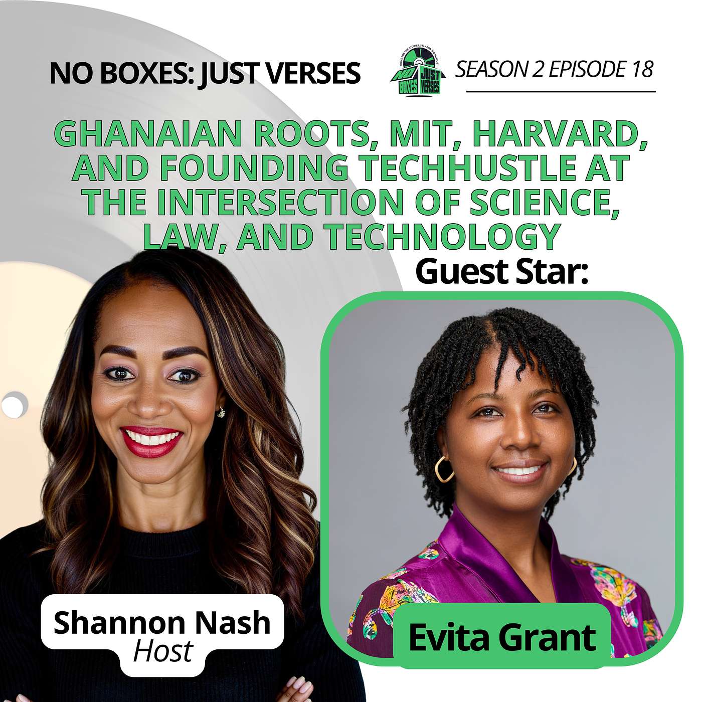 Evita Grant on Ghanaian Roots, MIT, Harvard JD and PhD, Wilson Sonsini, and Founding TechHustle at the Intersection of Science, Law, and Technology