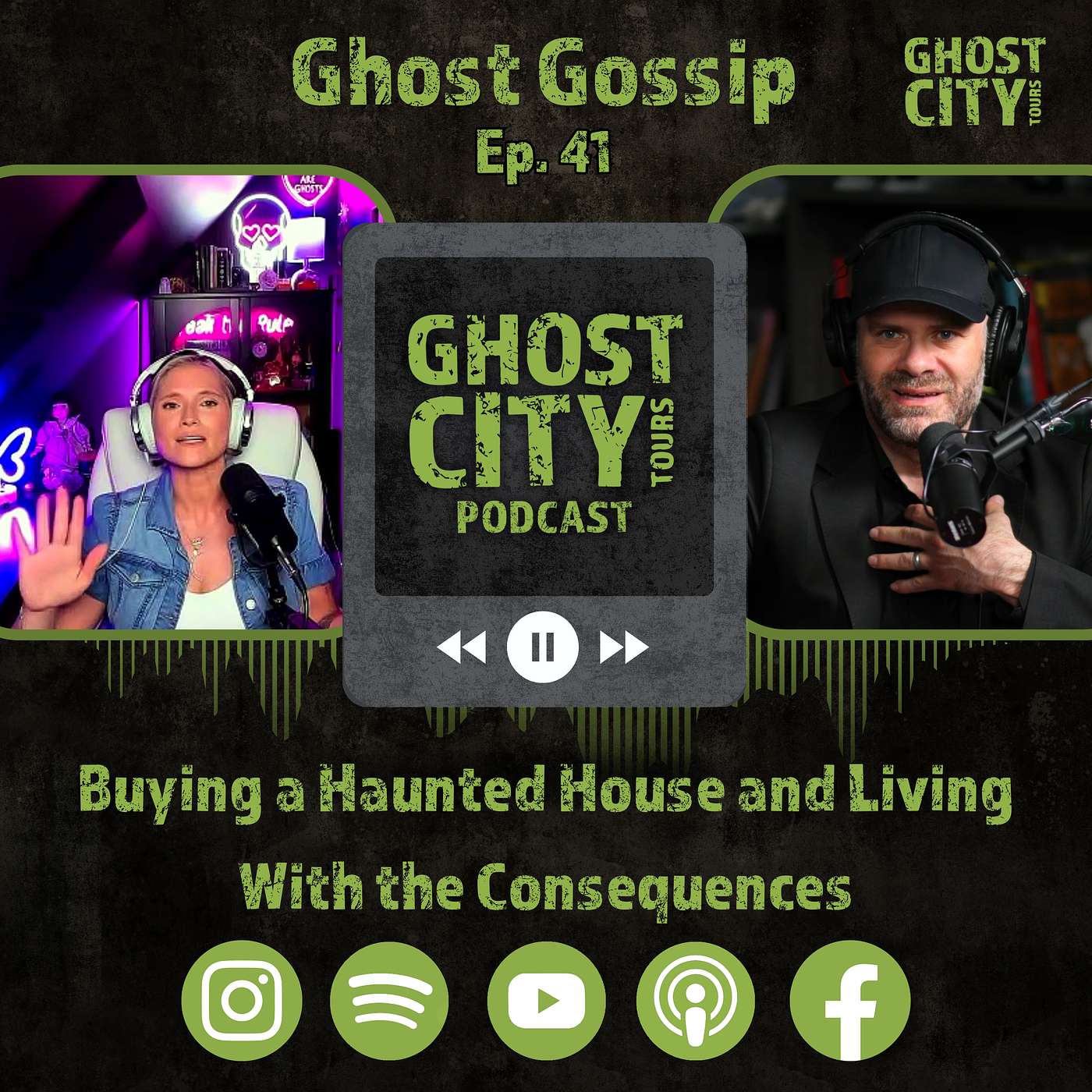 Buying a Haunted House and Living With the Consequences w/ Ashley of Ghost Gossip Podcast | Ghost City Podcast episode artwork