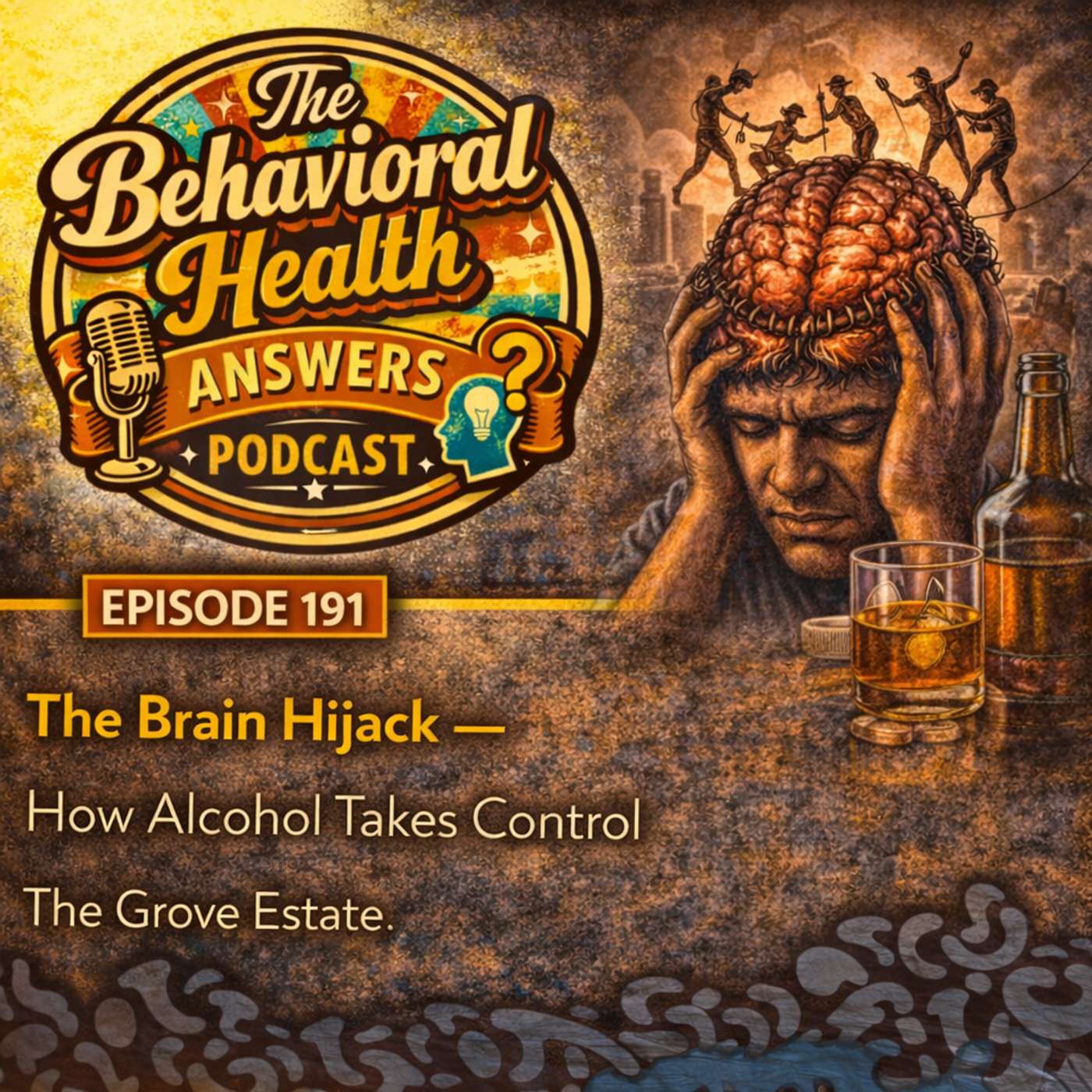 Episode 191: The Brain Hijack - How Alcohol Takes Control | The Grove Estate episode artwork