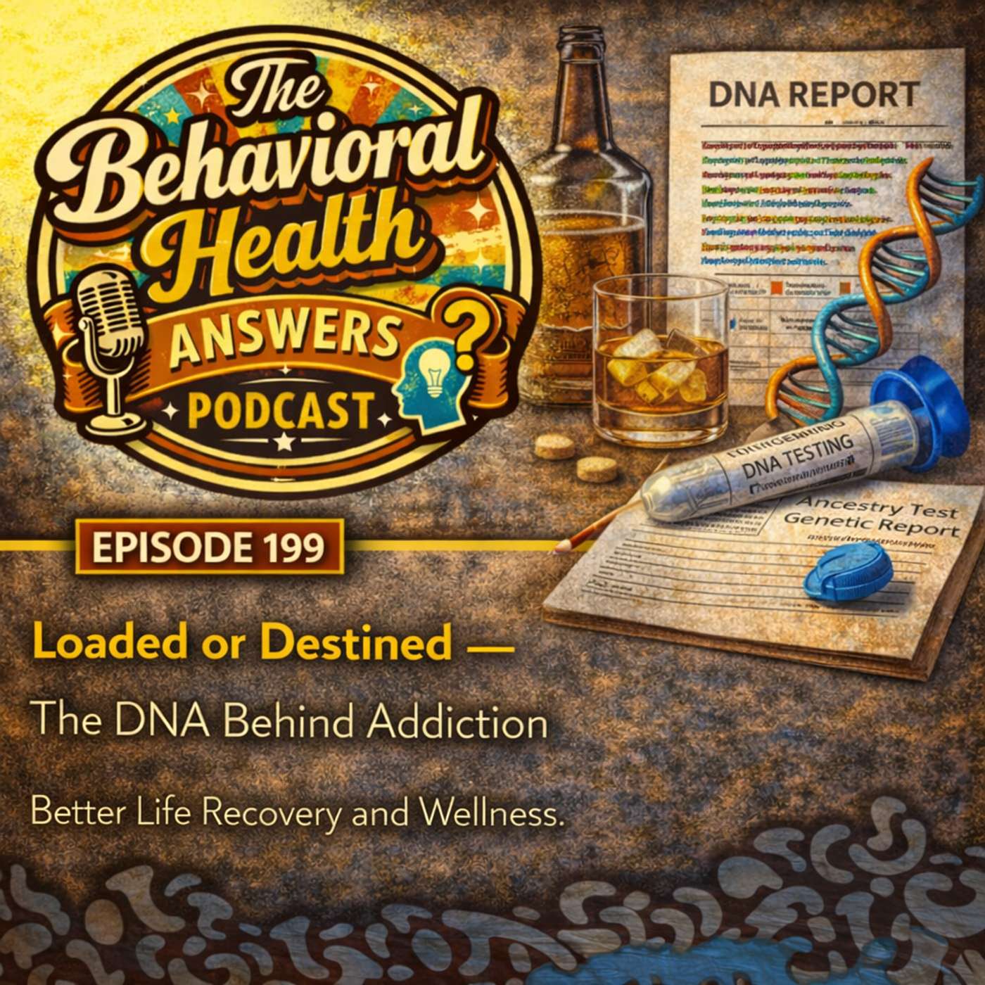 Episode 199: Loaded or Destined - The DNA Behind Addiction | Better Life Recovery and Wellness episode artwork