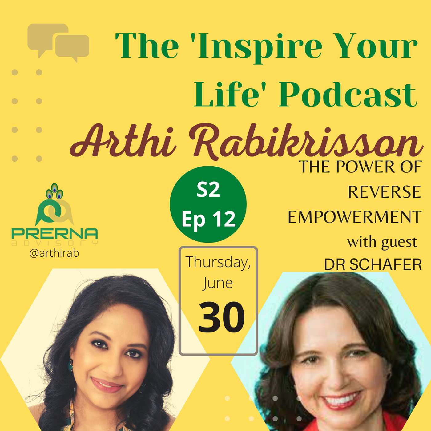 The \'Inspire your Life\' Podcast with Arthi Rabikrisson