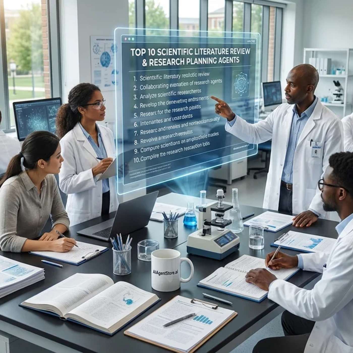 Top 10 Scientific Literature Review and Research Planning Agents