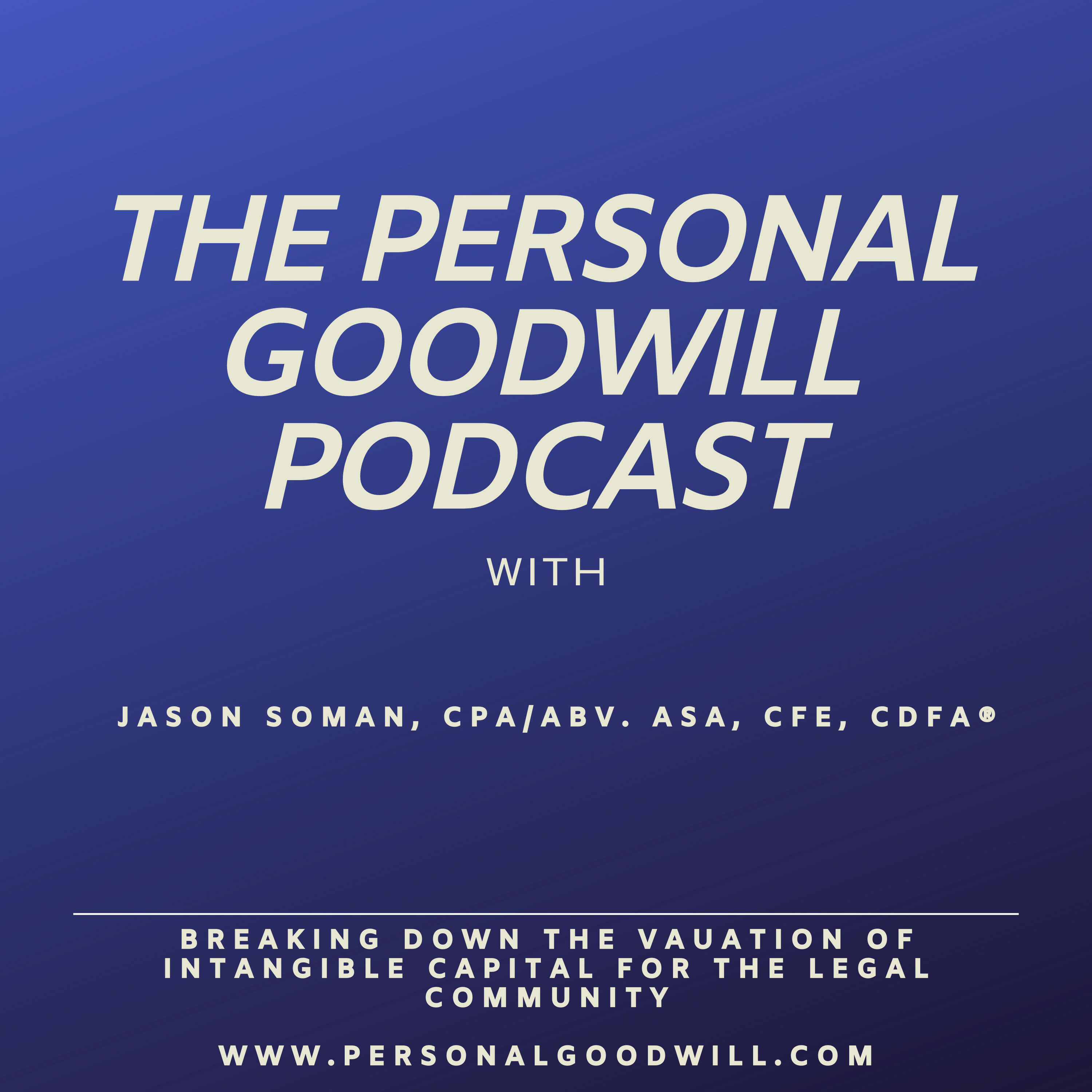 The Personal Goodwill Podcast cover