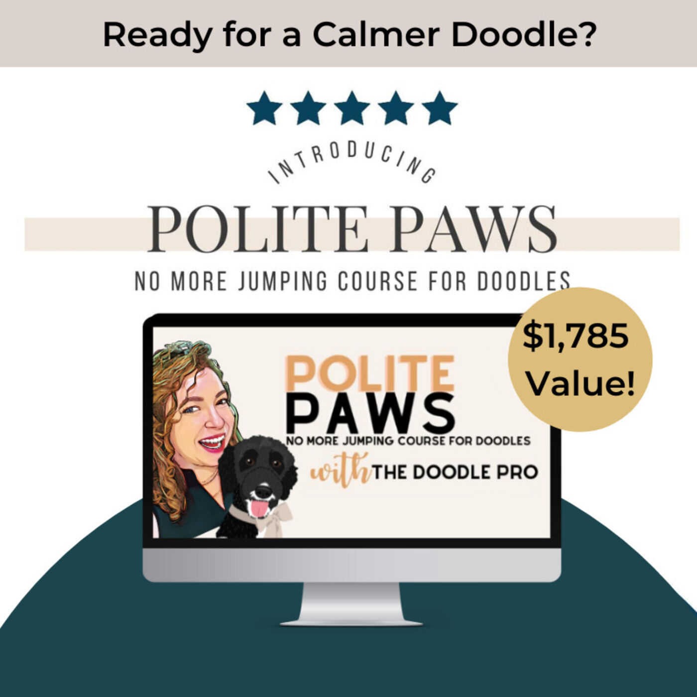 BONUS: Key to stopping your doodle's jumping is easier than you think!
