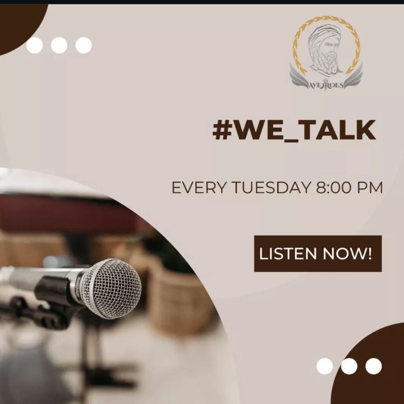 We talk
