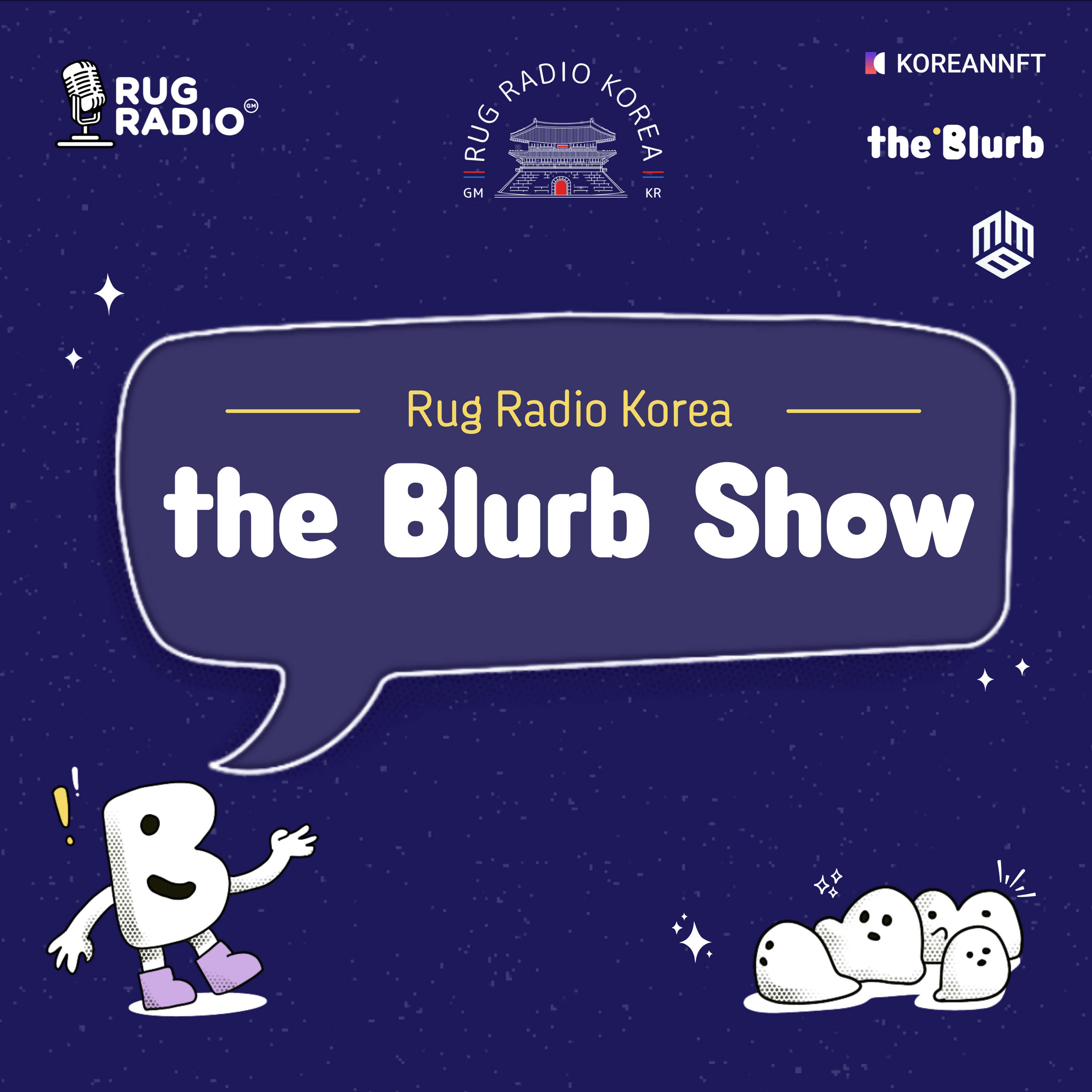 THE BLURB SHOW podcast artwork