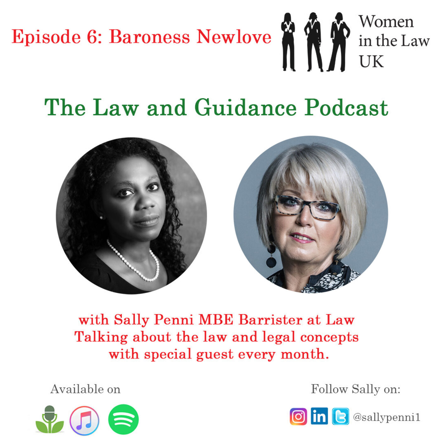 Law and Guidance Podcast with Sally Penni MBE, Barrister at Law