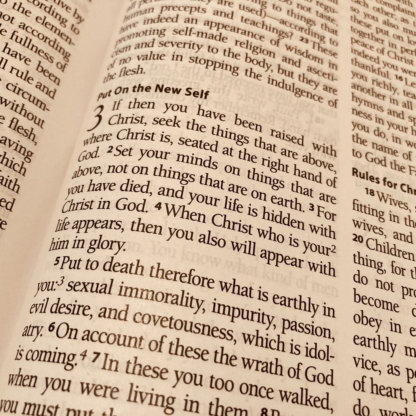 Living In, With, and For Christ!
