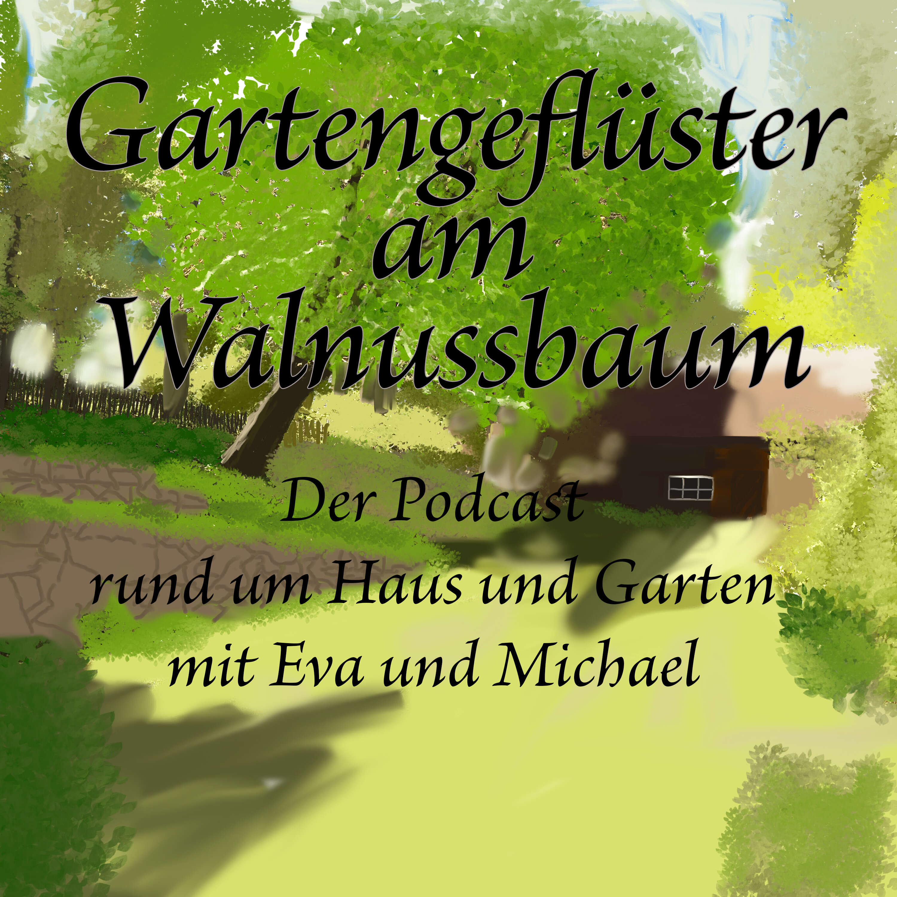 Gartengeflüster am Walnussbaum