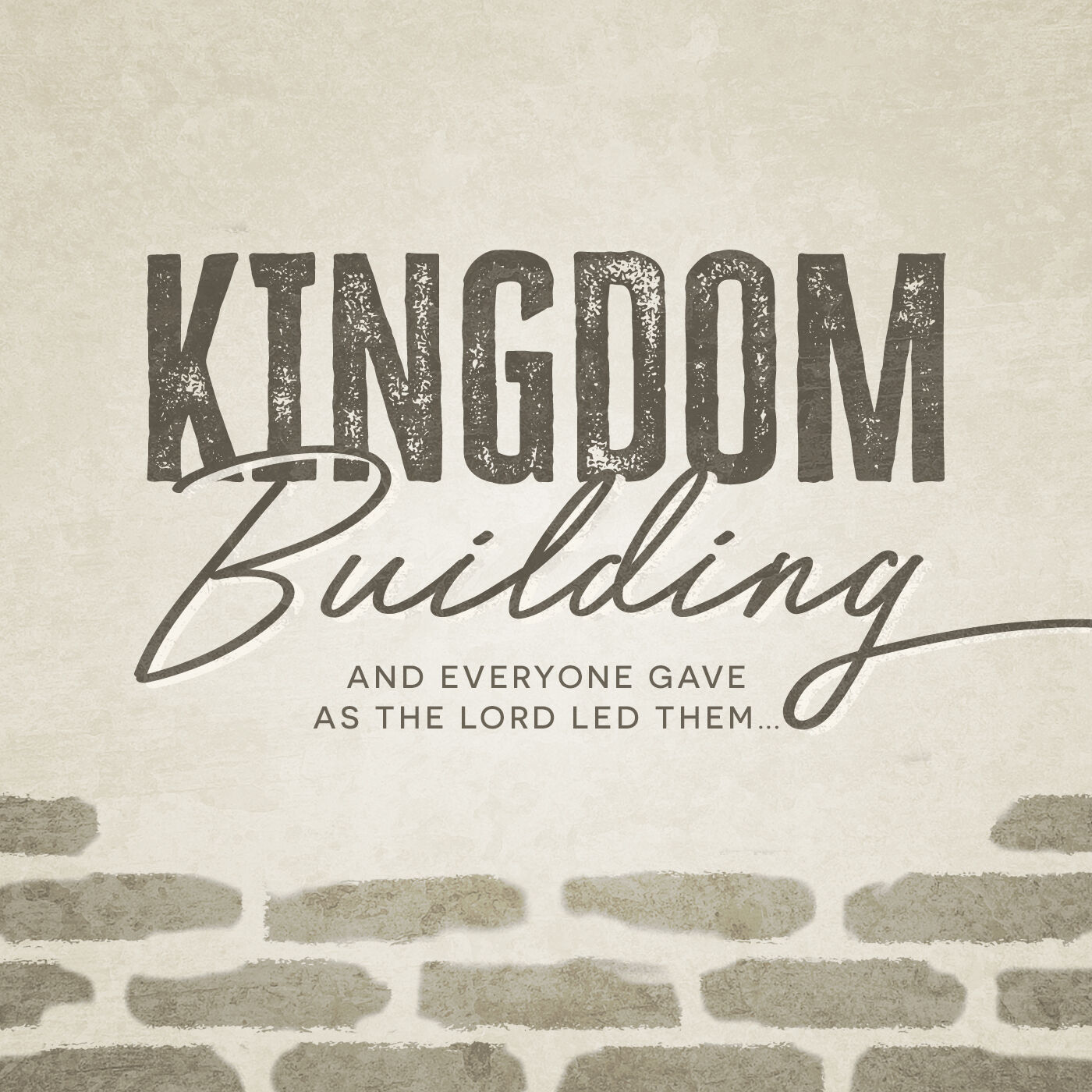 Kingdom Building: Consider Your Ways (Haggai)
