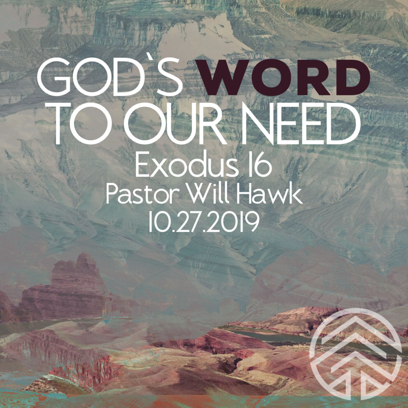 God's WORD To Our Need (Exodus 16) Pastor Will Hawk October 27, 2019.