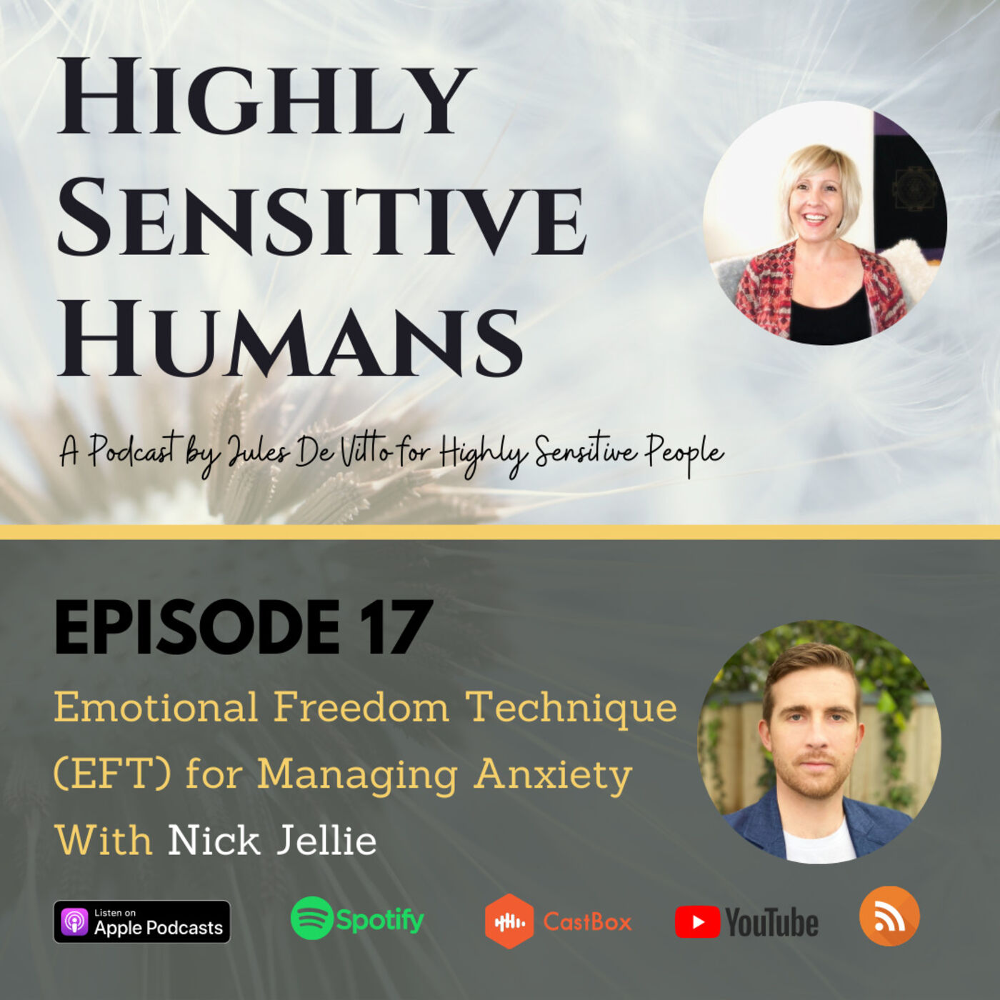 Emotional Freedom Technique Eft For Managing Anxiety With Nick Jellie Highly Sensitive Humans Podcast Podcast Podtail