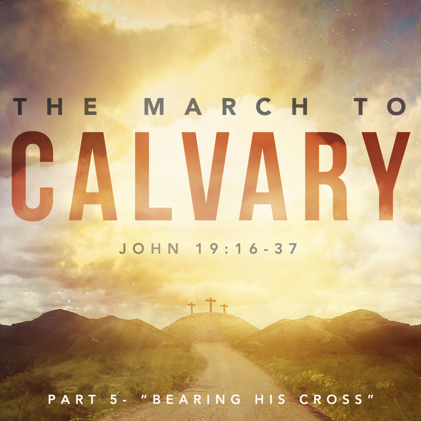 The March To Calvary: Part 5- Bearing His Cross