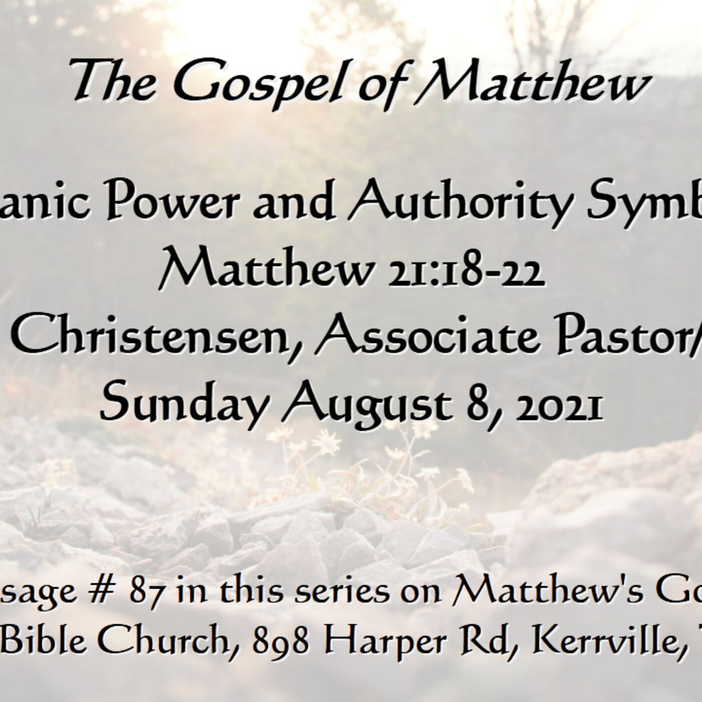 Messianic Power and Authority Symbolized