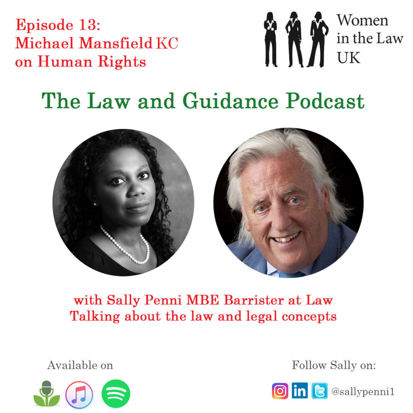 Law and Guidance Podcast with Sally Penni MBE, Barrister at Law