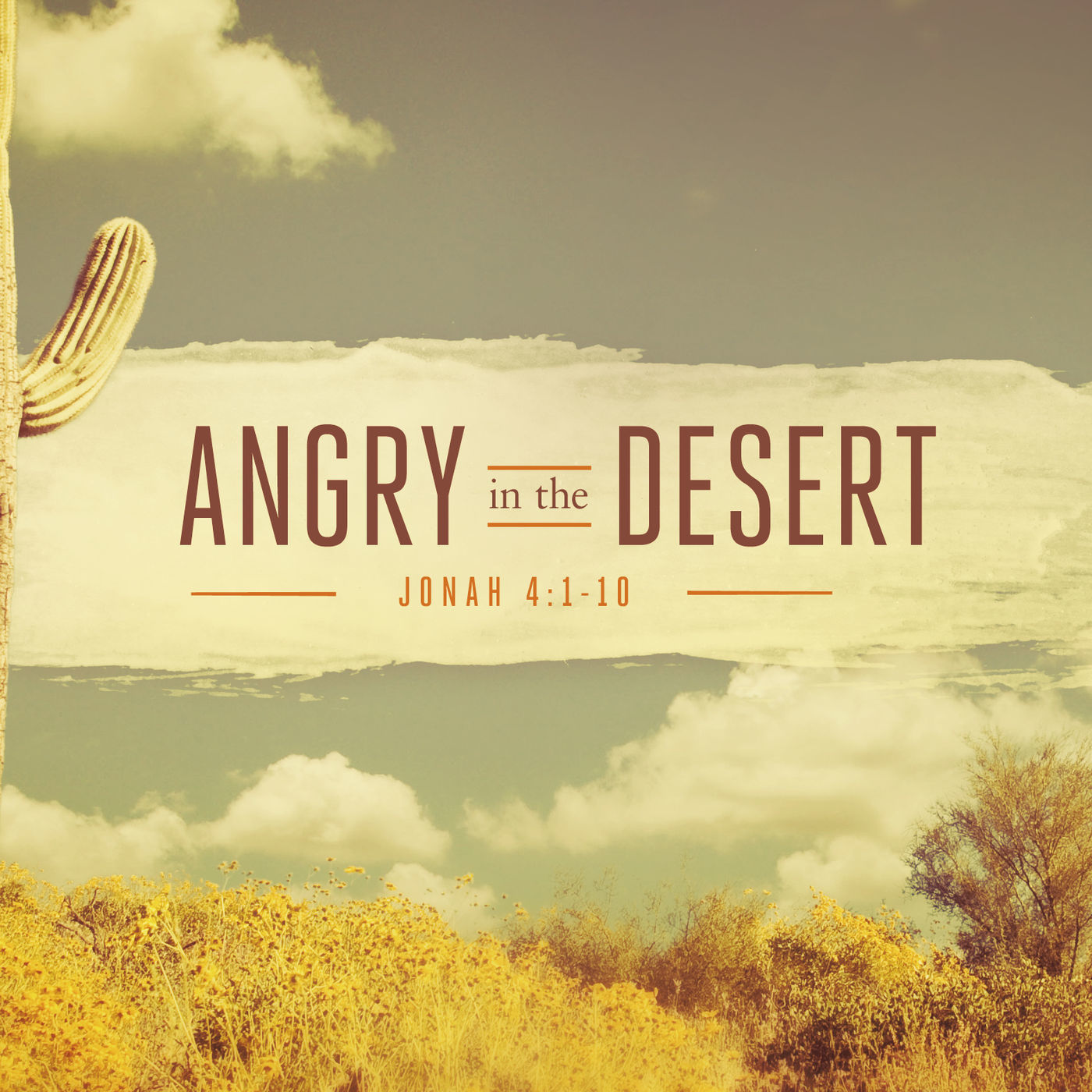 Jonah: Angry in the Desert