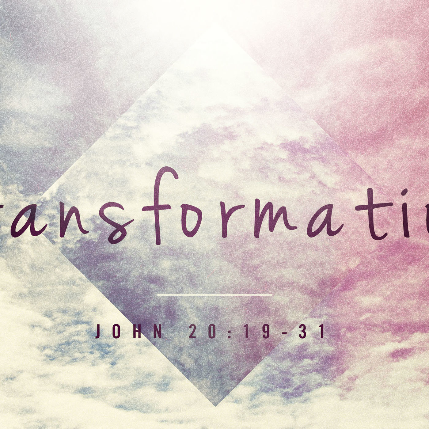 Walking with Jesus- John Part 27: Transformation
