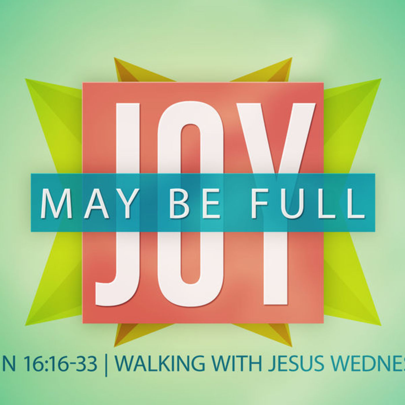 Walking with Jesus- John Part 21: Joy May Be Full