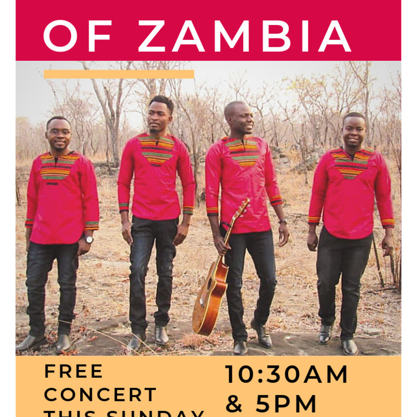 Guest Speaker: Allosius Woods (Voices of Zambia)- Standing for God