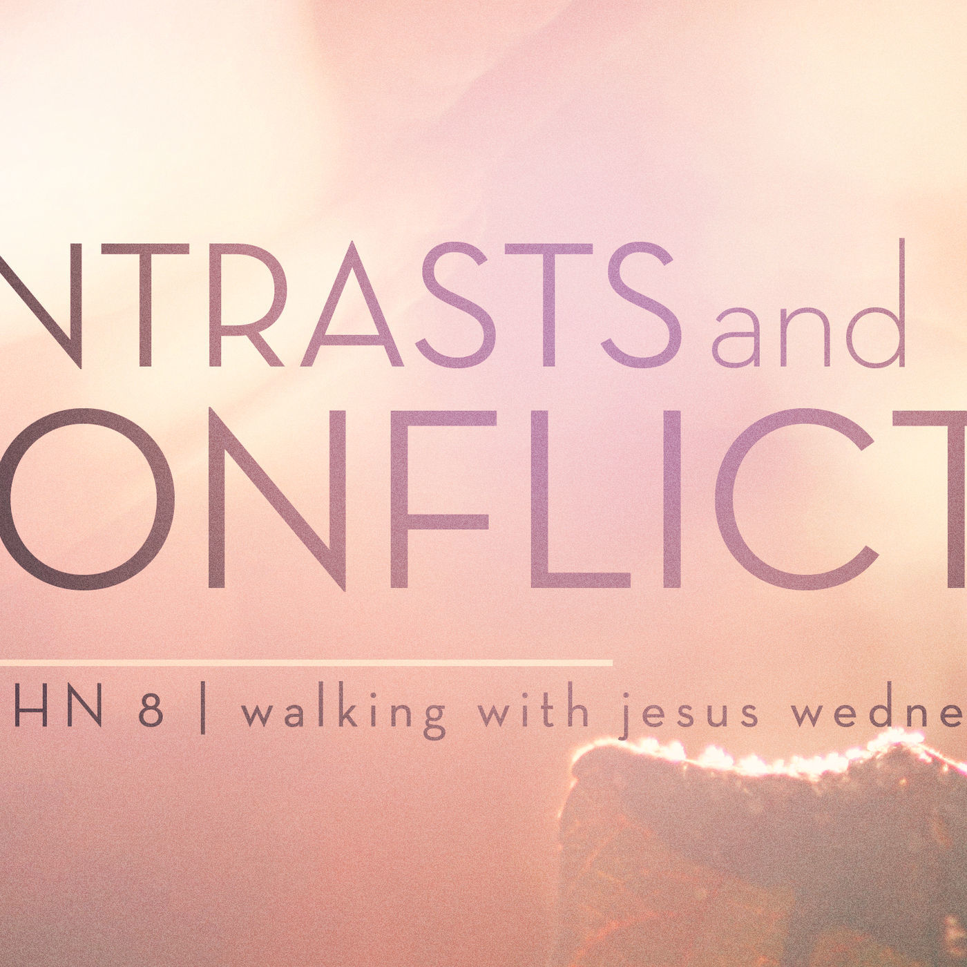 Walking with Jesus: John Part 12- Contrasts & Conflicts