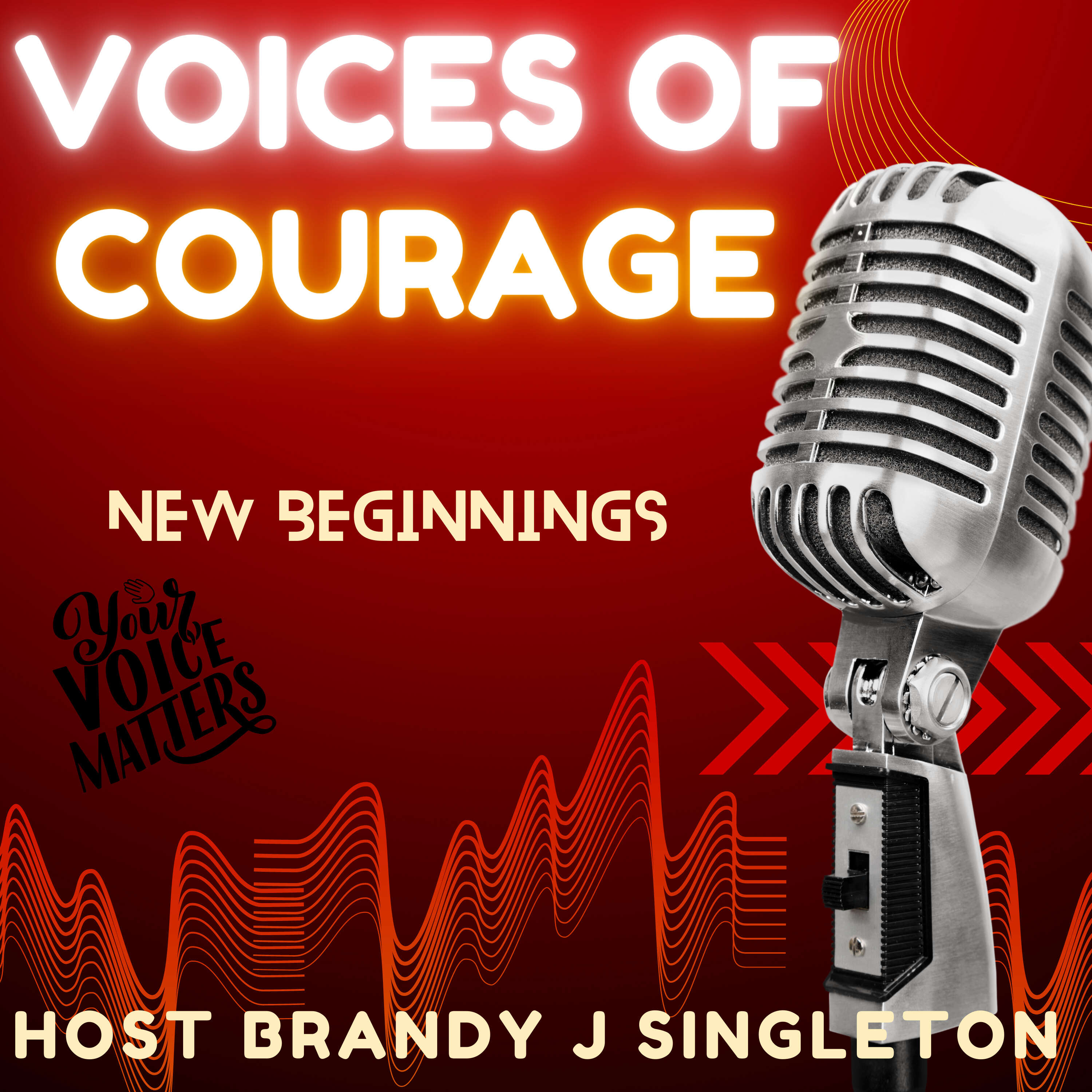 VOICES OF COURAGE (New Beginning) podcast artwork