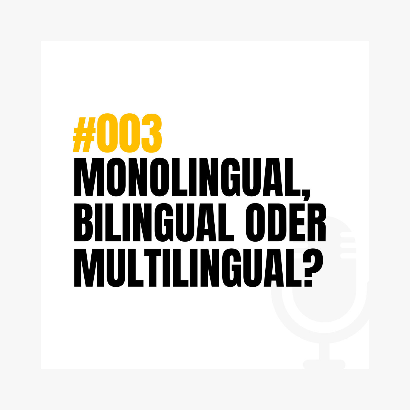 BOLD & BILINGUAL - The Non-Native Bilingual Parenting Podcast