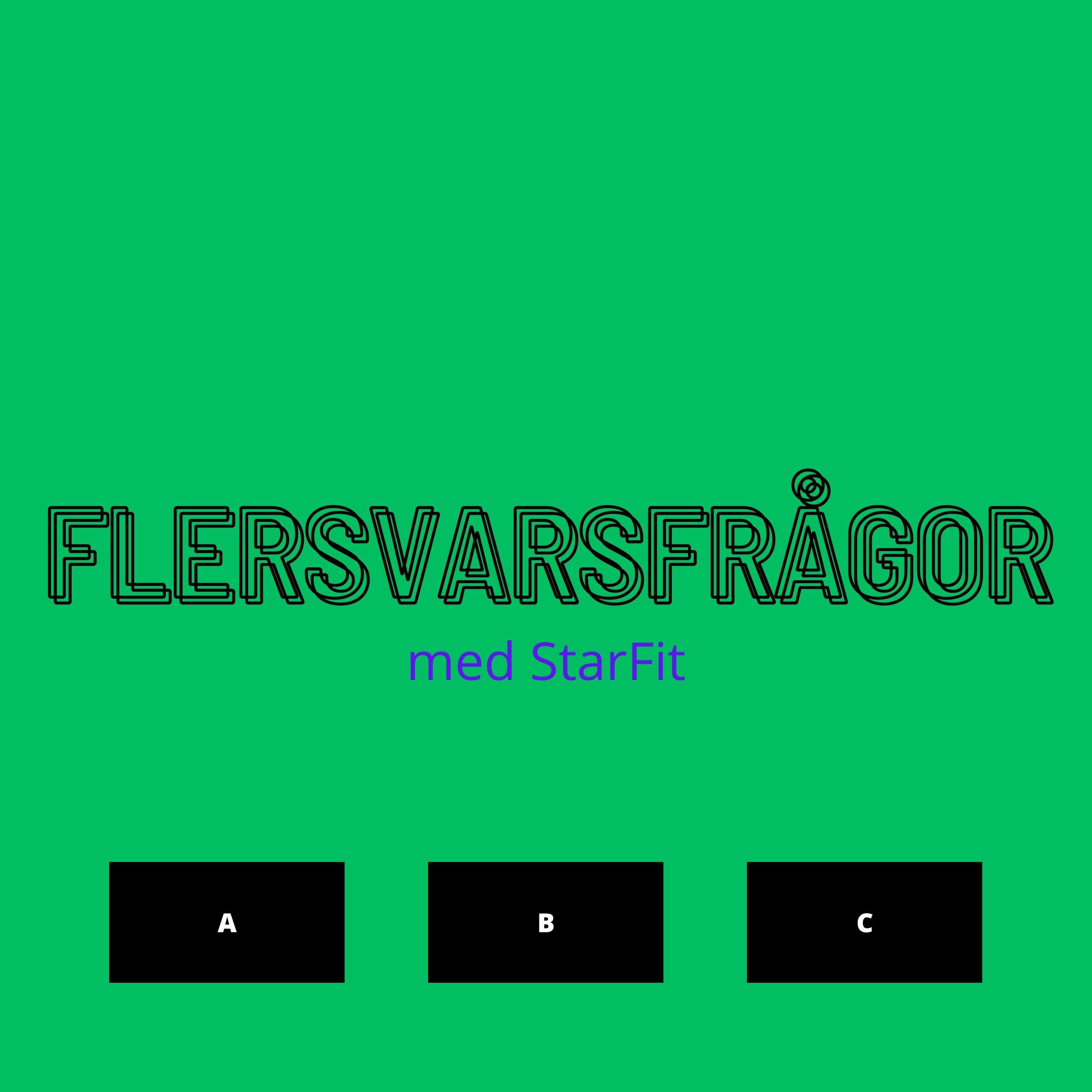 Flersvarsfrågor