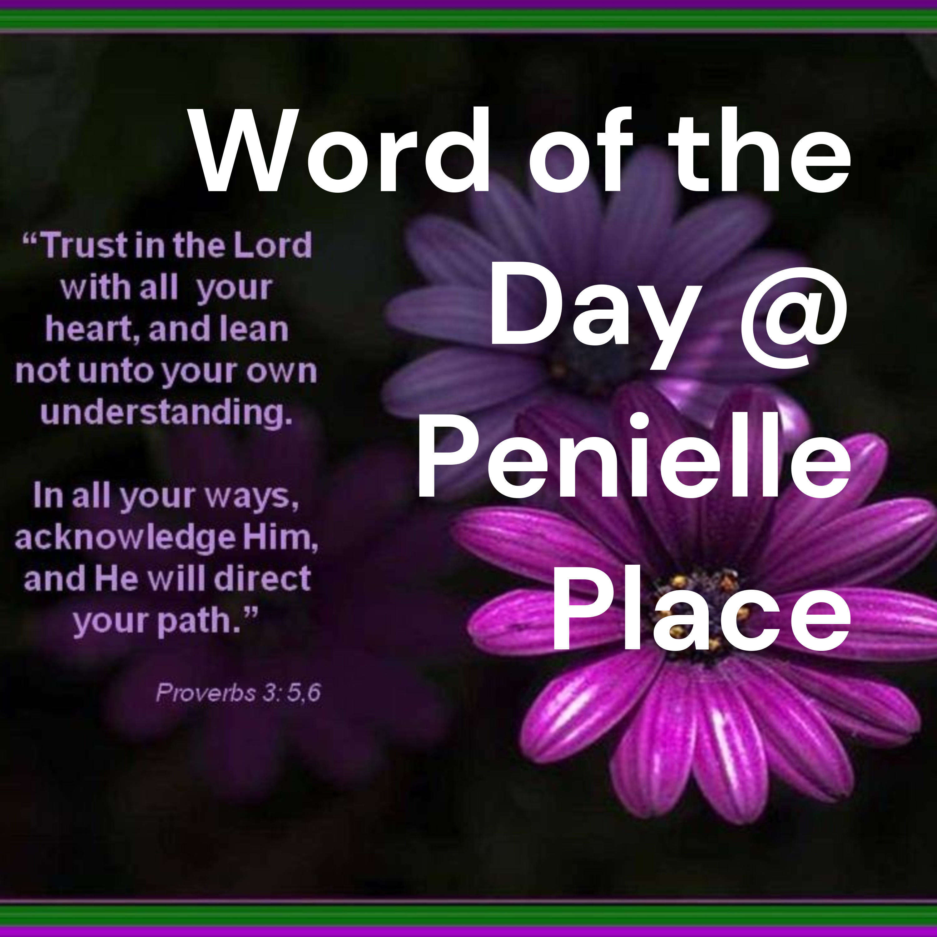 Word of the Day @ Penielle Place podcast artwork