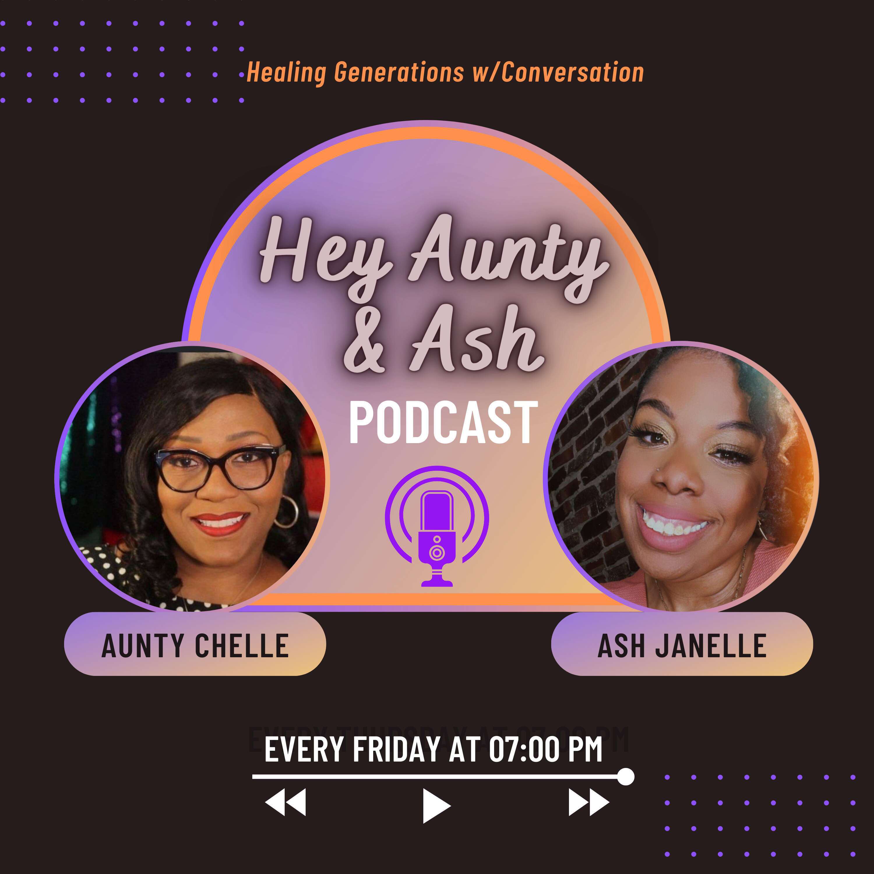 Hey Aunty & Ash, Podcast podcast artwork
