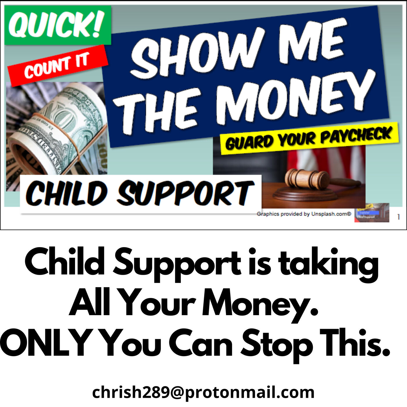 Season 2- Episode 9 - SHOW ME THE MONEY (Guard Your Pay From Child Support)