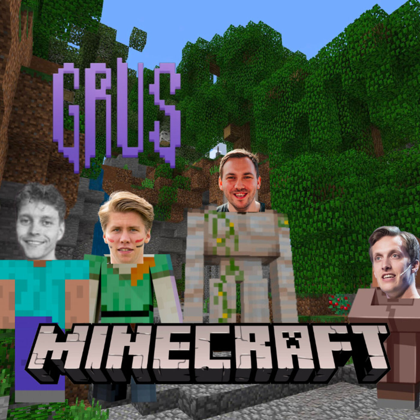 Grus spiller Minecraft Podcast podcast artwork