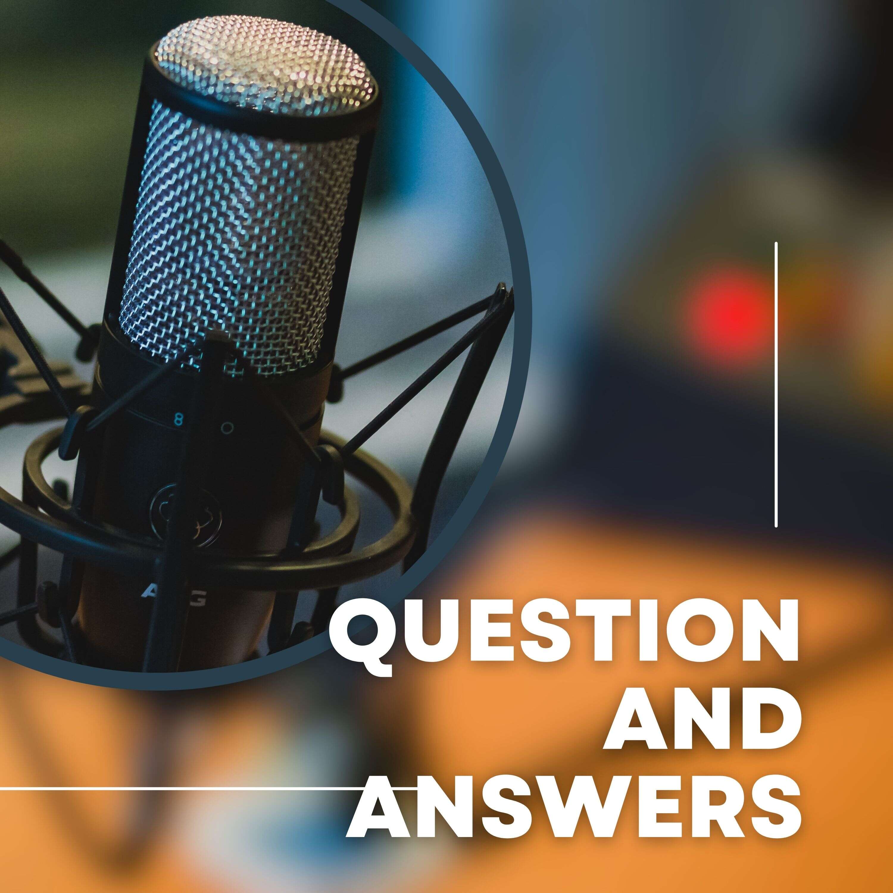 question and answers podcast artwork