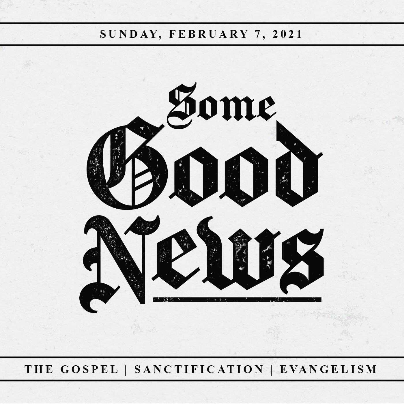 Some Good News (2 Corinthians 5:17-21)