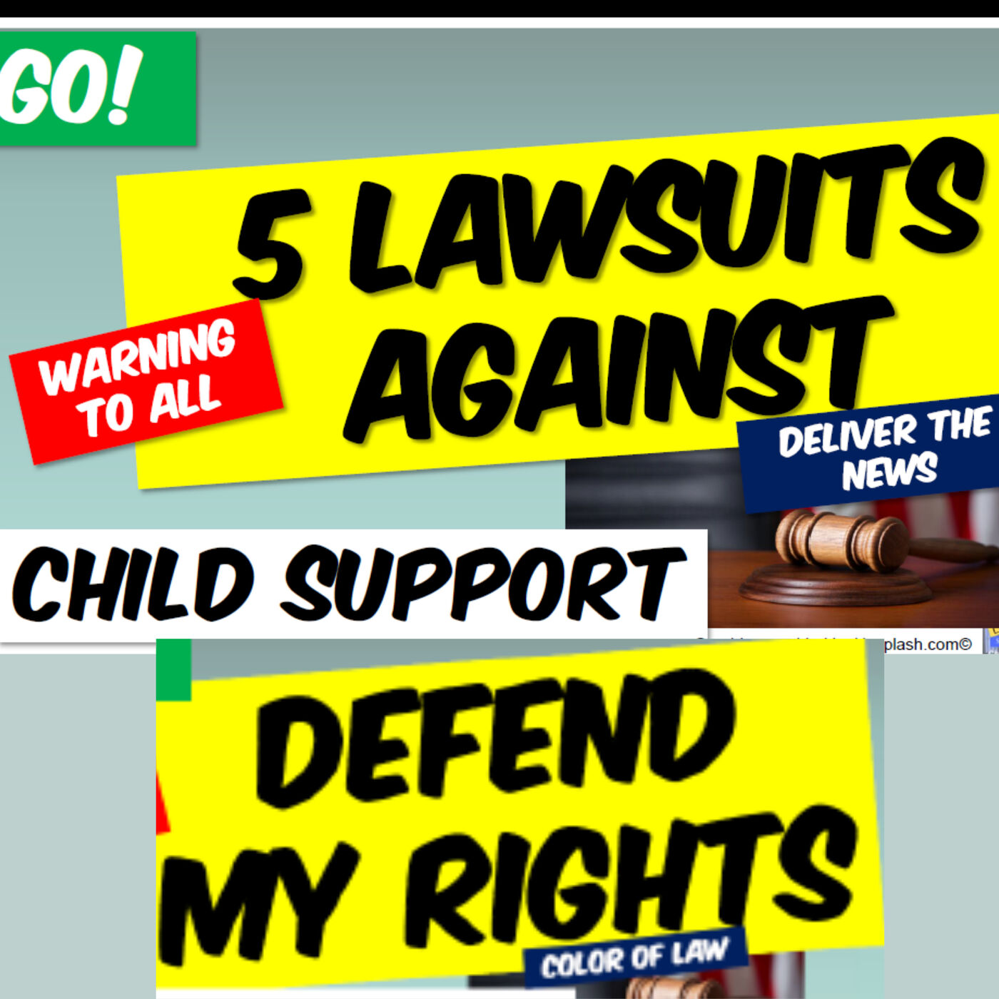 Season1- Episode 1 - 5 Lawsuits Against Child Support (You Can Win)