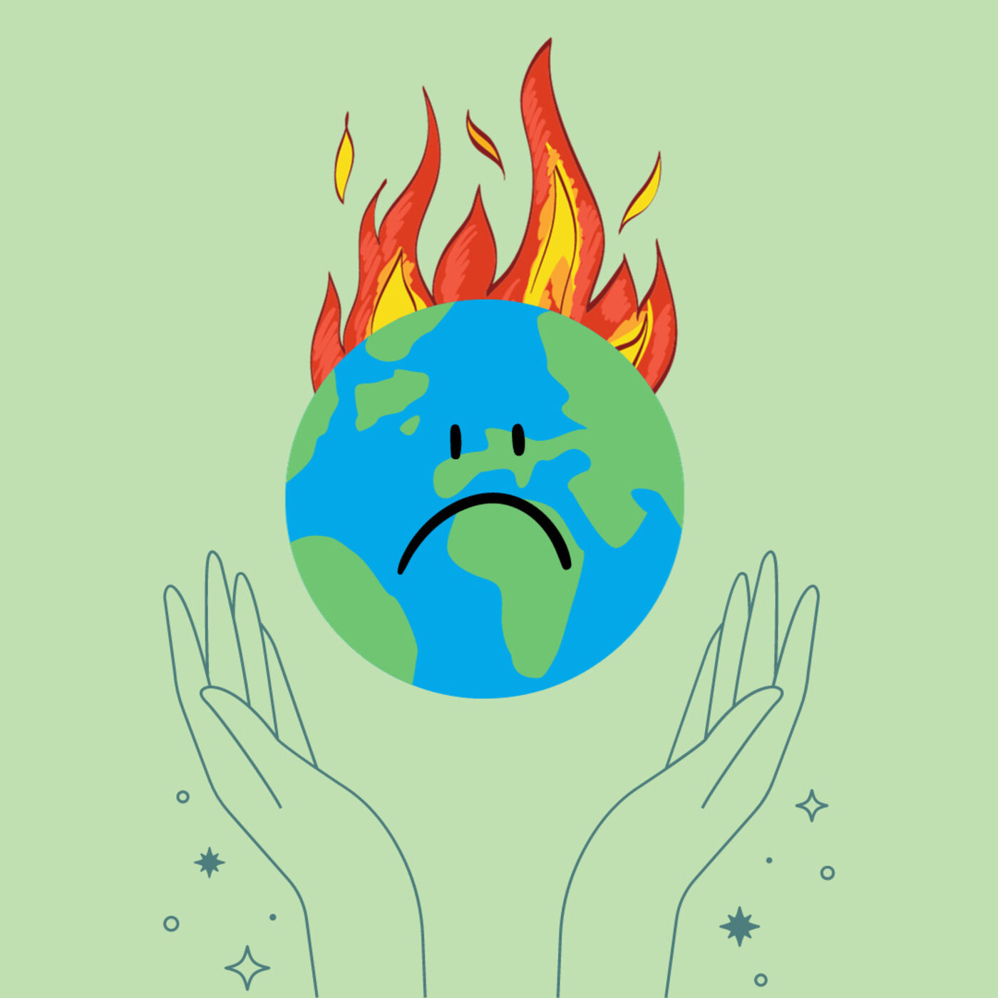 The World is Burning podcast artwork