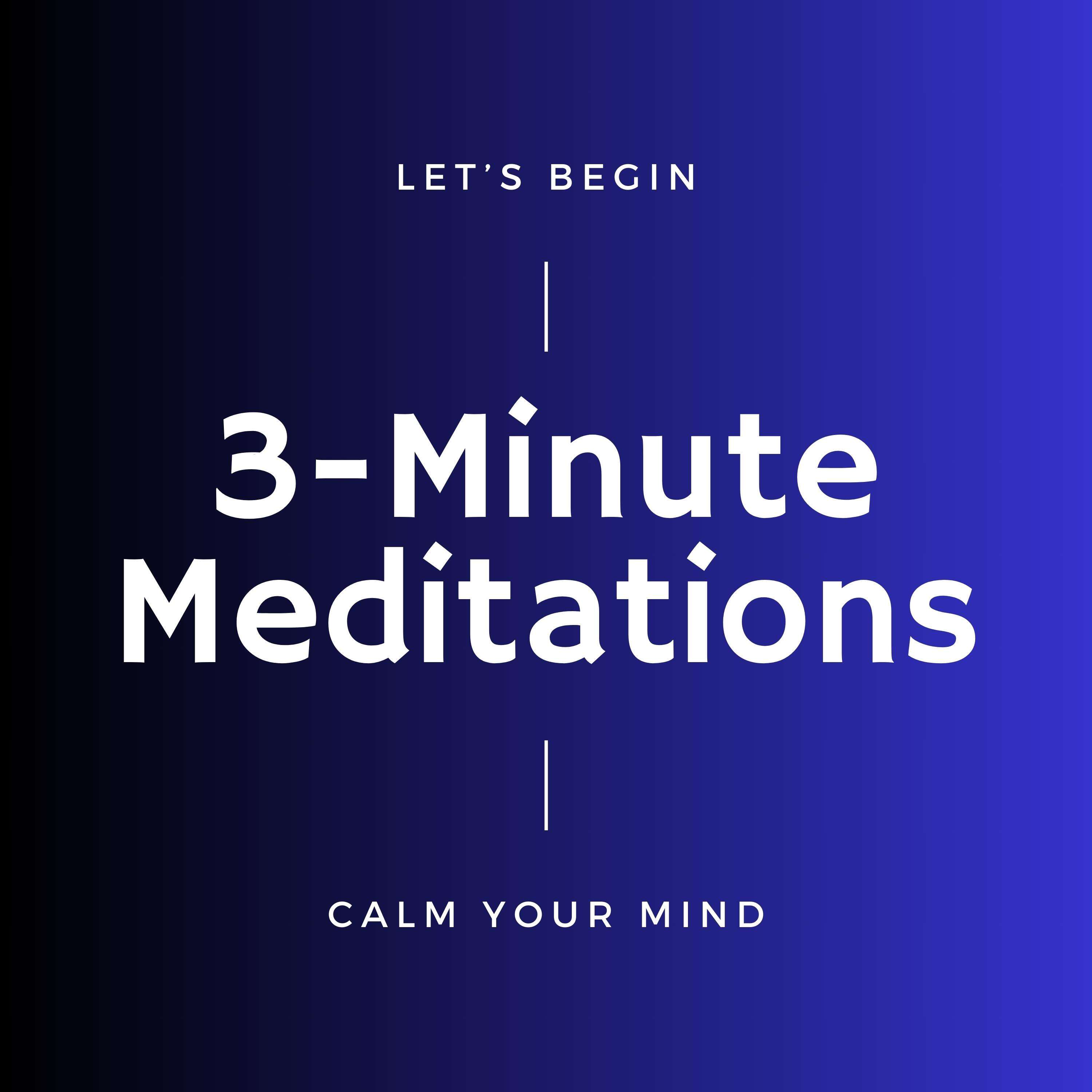 3-Minute Meditations podcast artwork