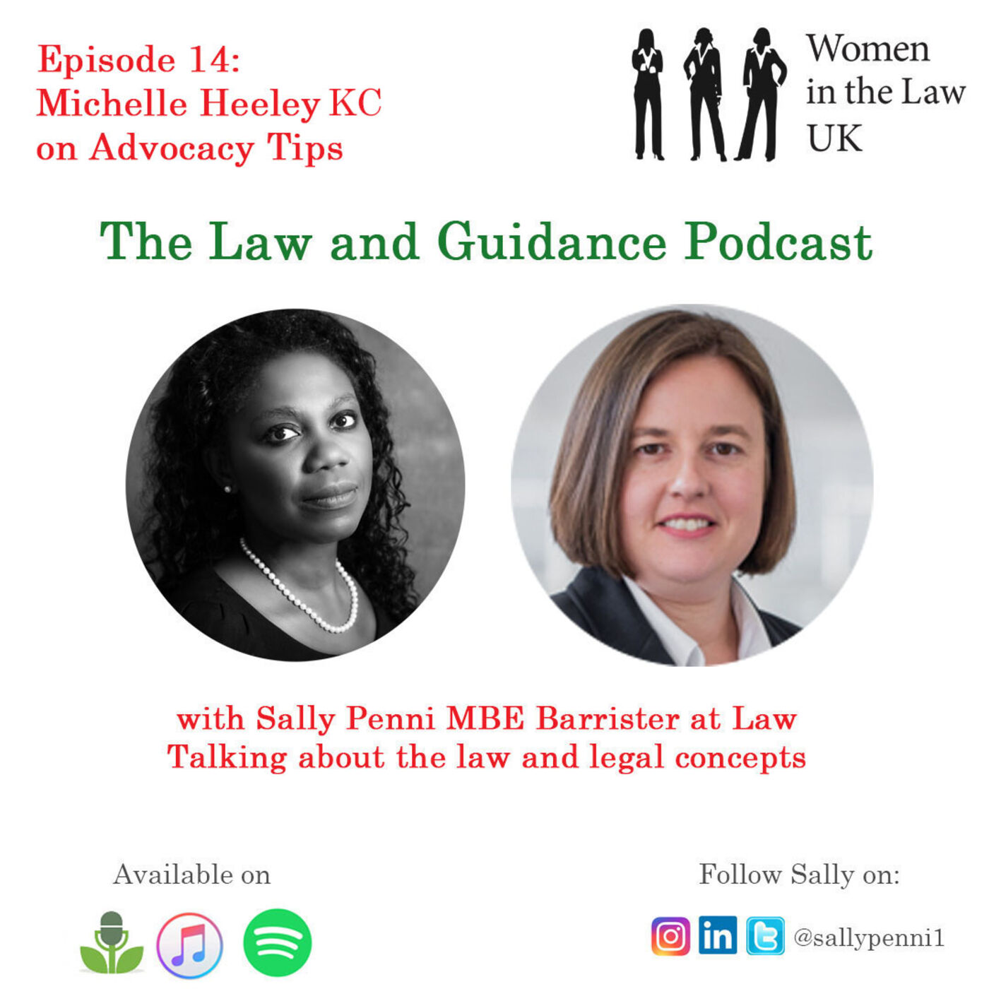 Law and Guidance Podcast with Sally Penni MBE, Barrister at Law