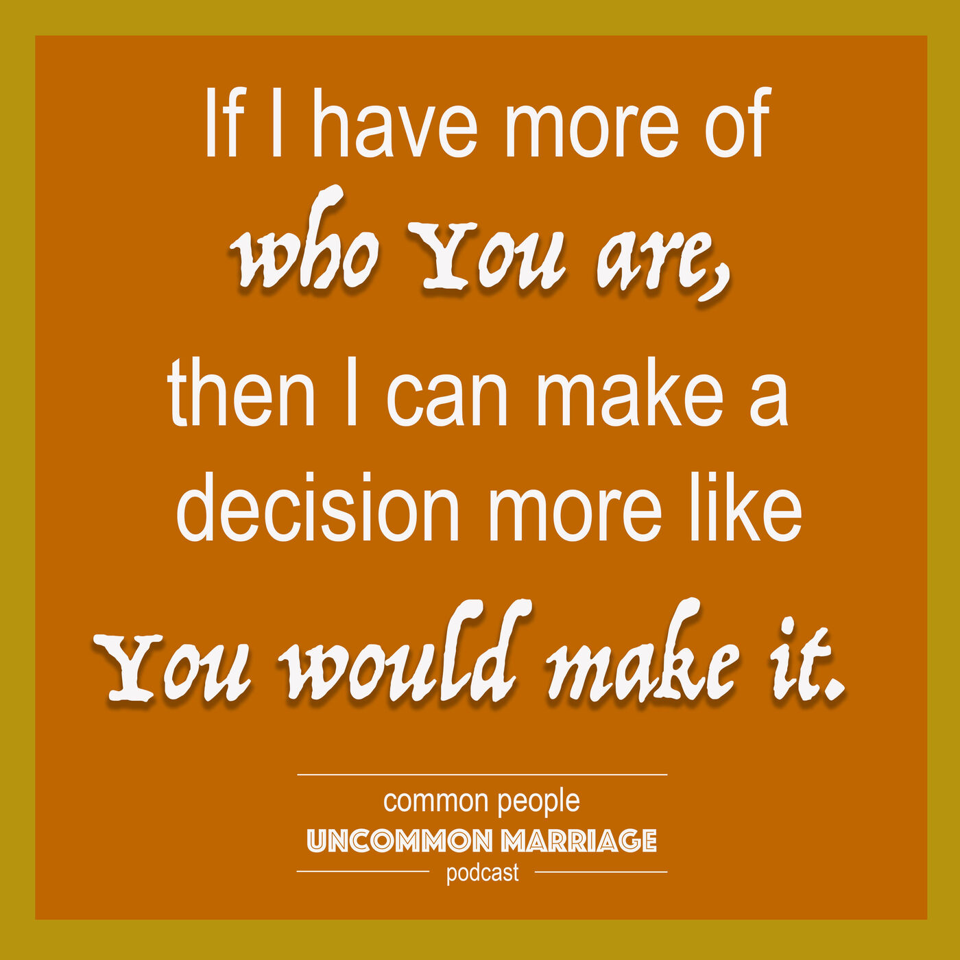 Common People, Uncommon Marriage